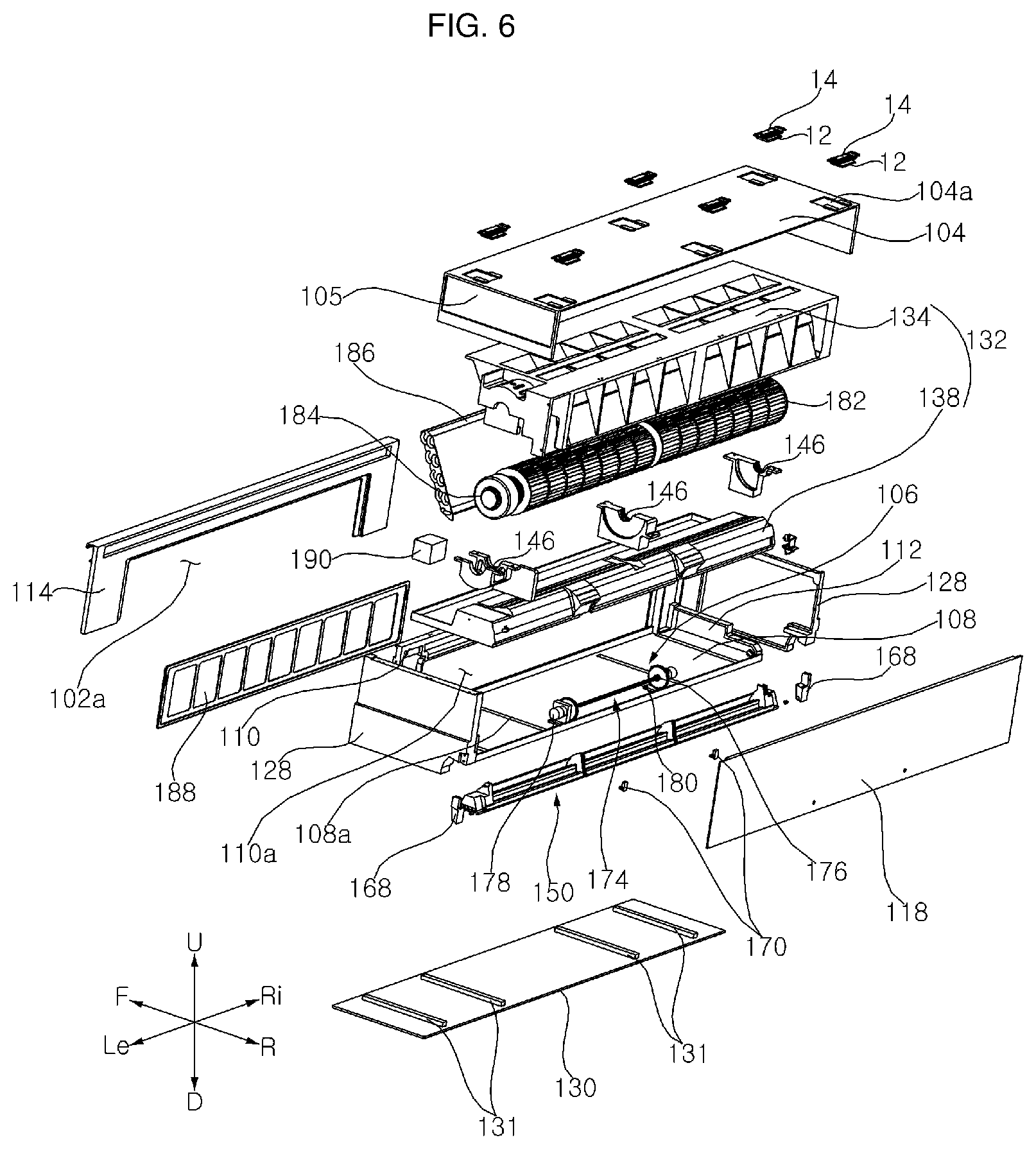 Patent US12326277 Figure 6 – Air-conditioning system