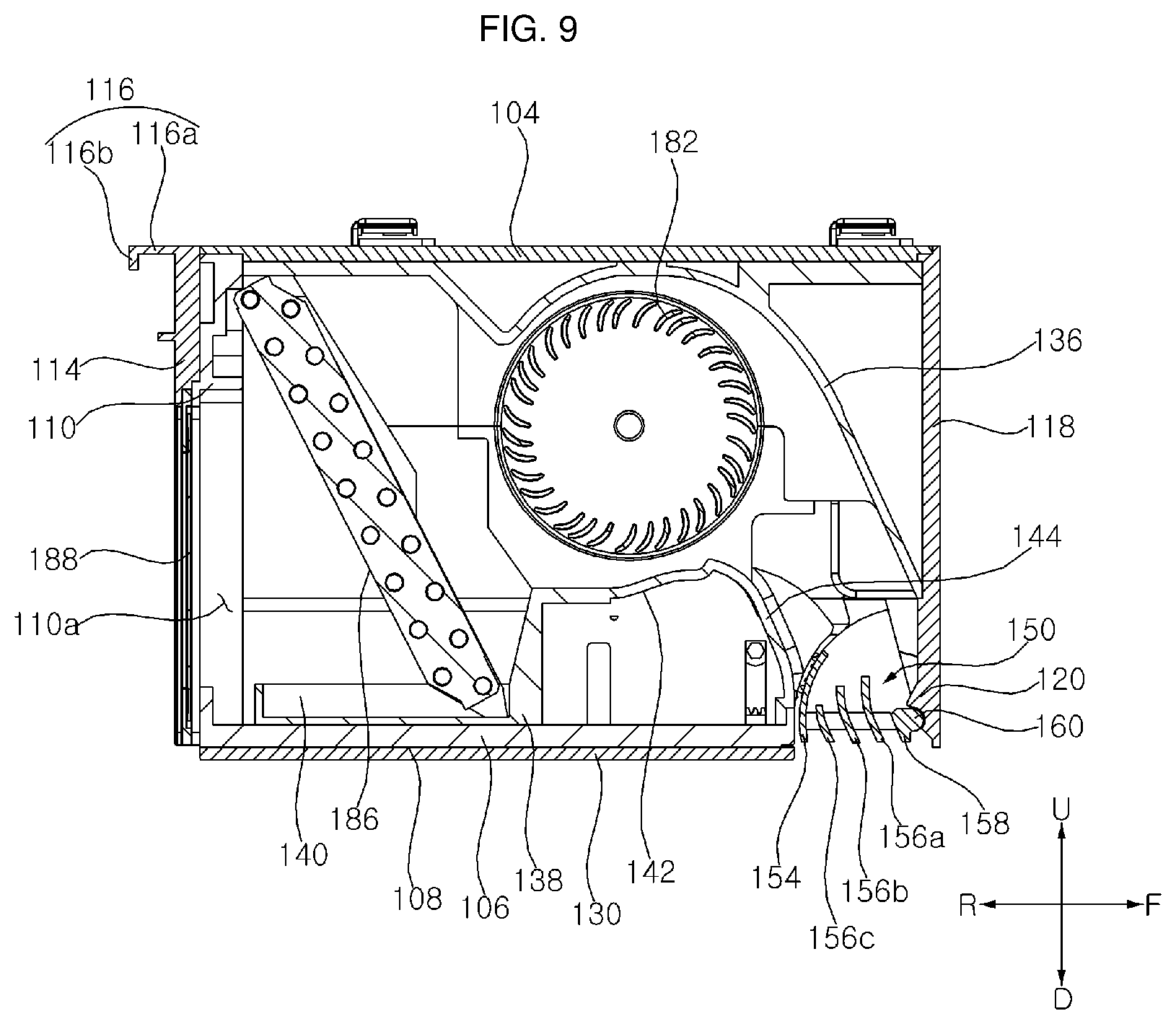 Patent US12326277 Figure 9 – Air-conditioning system