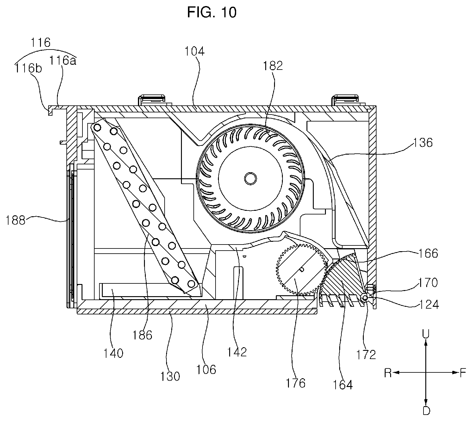 Patent US12326277 Figure 10 – Air-conditioning system
