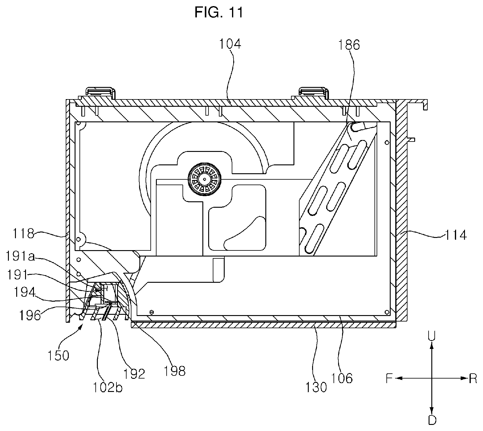 Patent US12326277 Figure 11 – Air-conditioning system