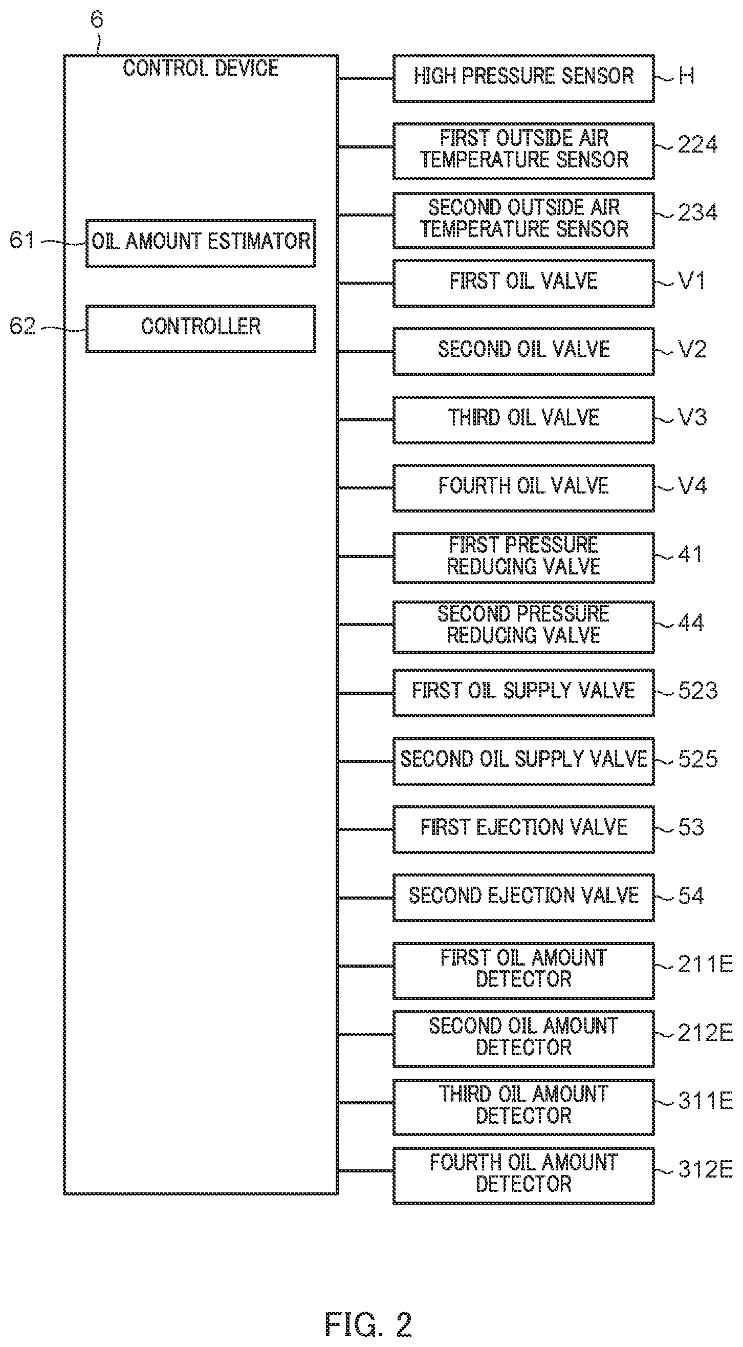 Patent US12326280 Figure 2 – Refrigeration apparatus