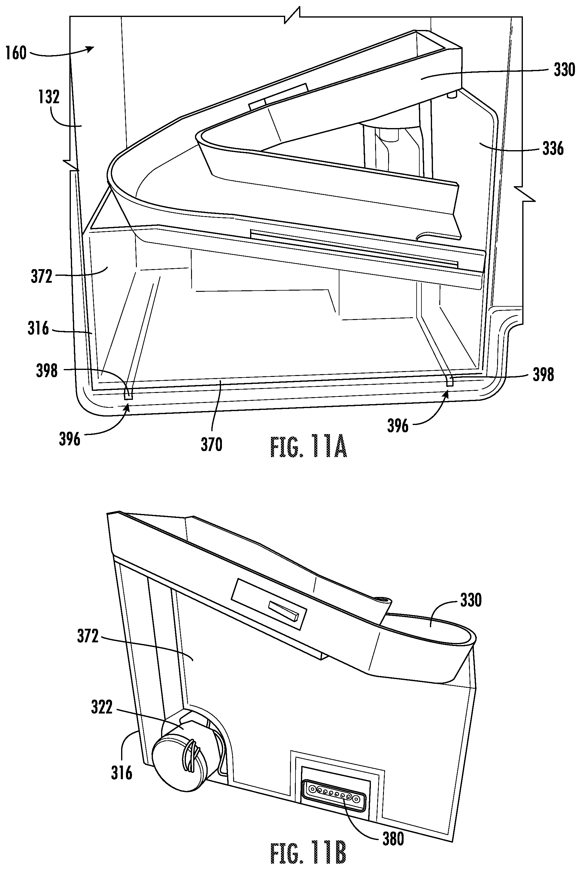 Patent US12326287 Figure 9 – Refrigerator and ice-making assembly for making and holding clear ice billets