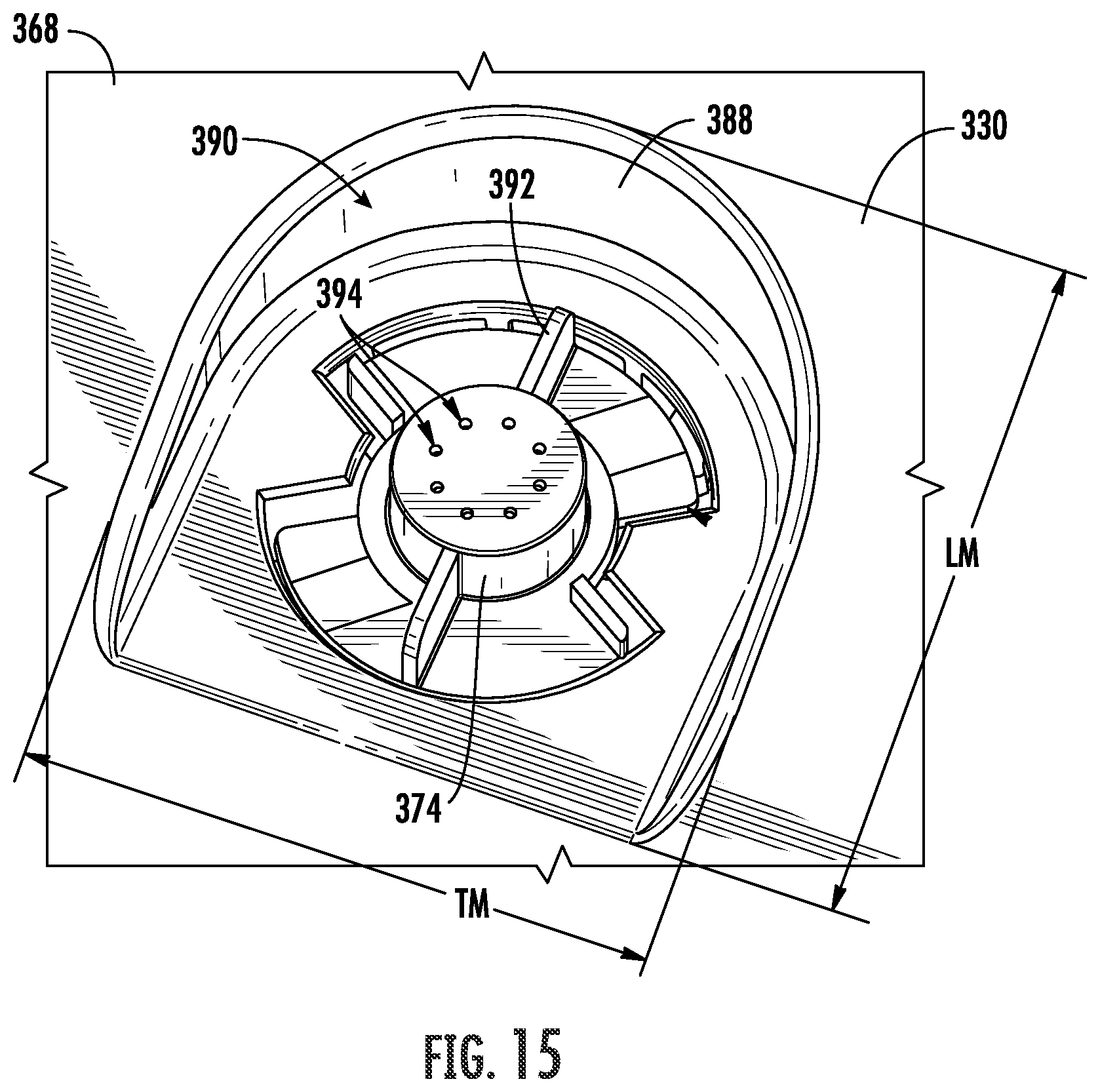 Patent US12326287 Figure 12 – Refrigerator and ice-making assembly for making and holding clear ice billets