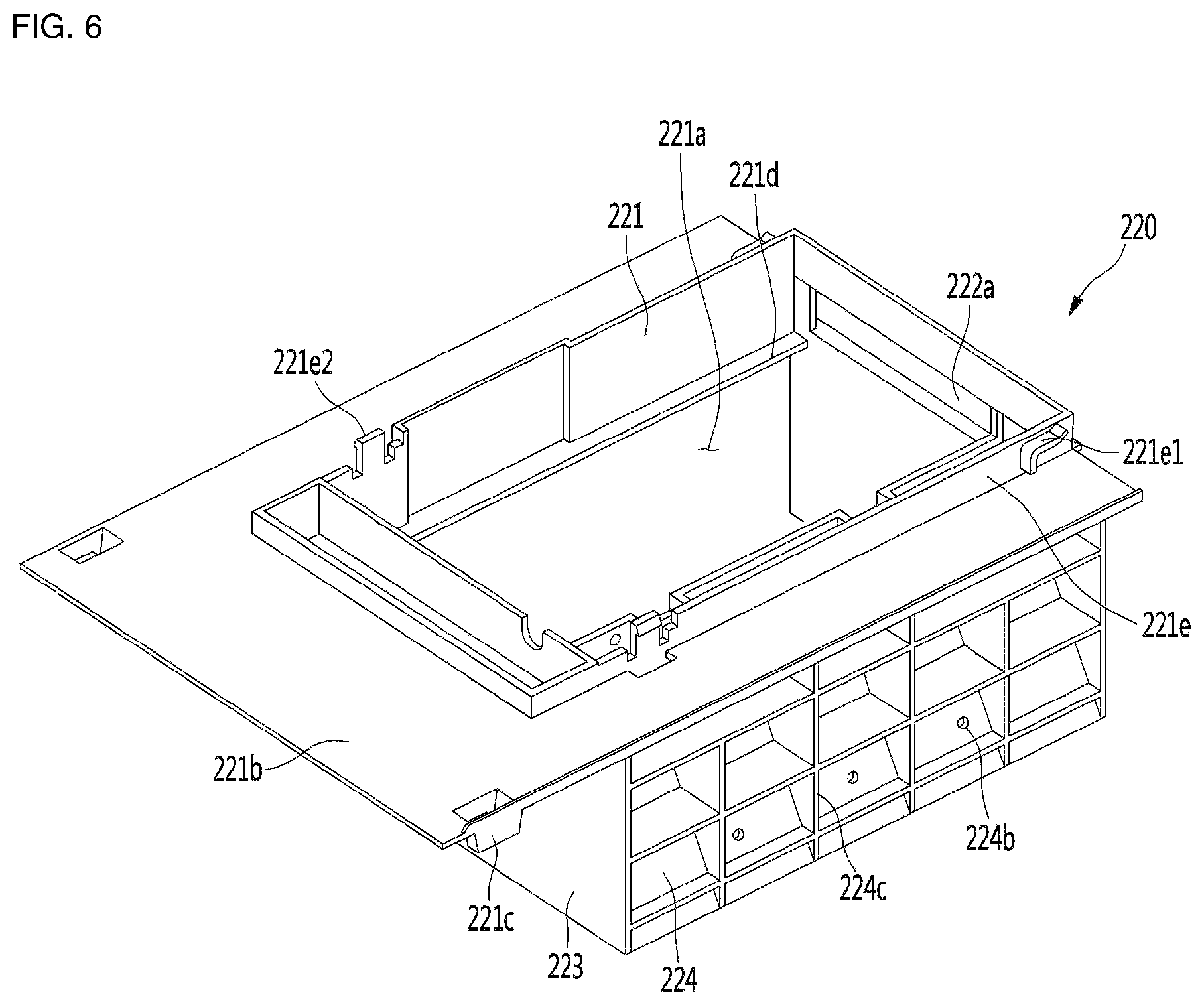 Patent US12326288 Figure 5 – Refrigerator