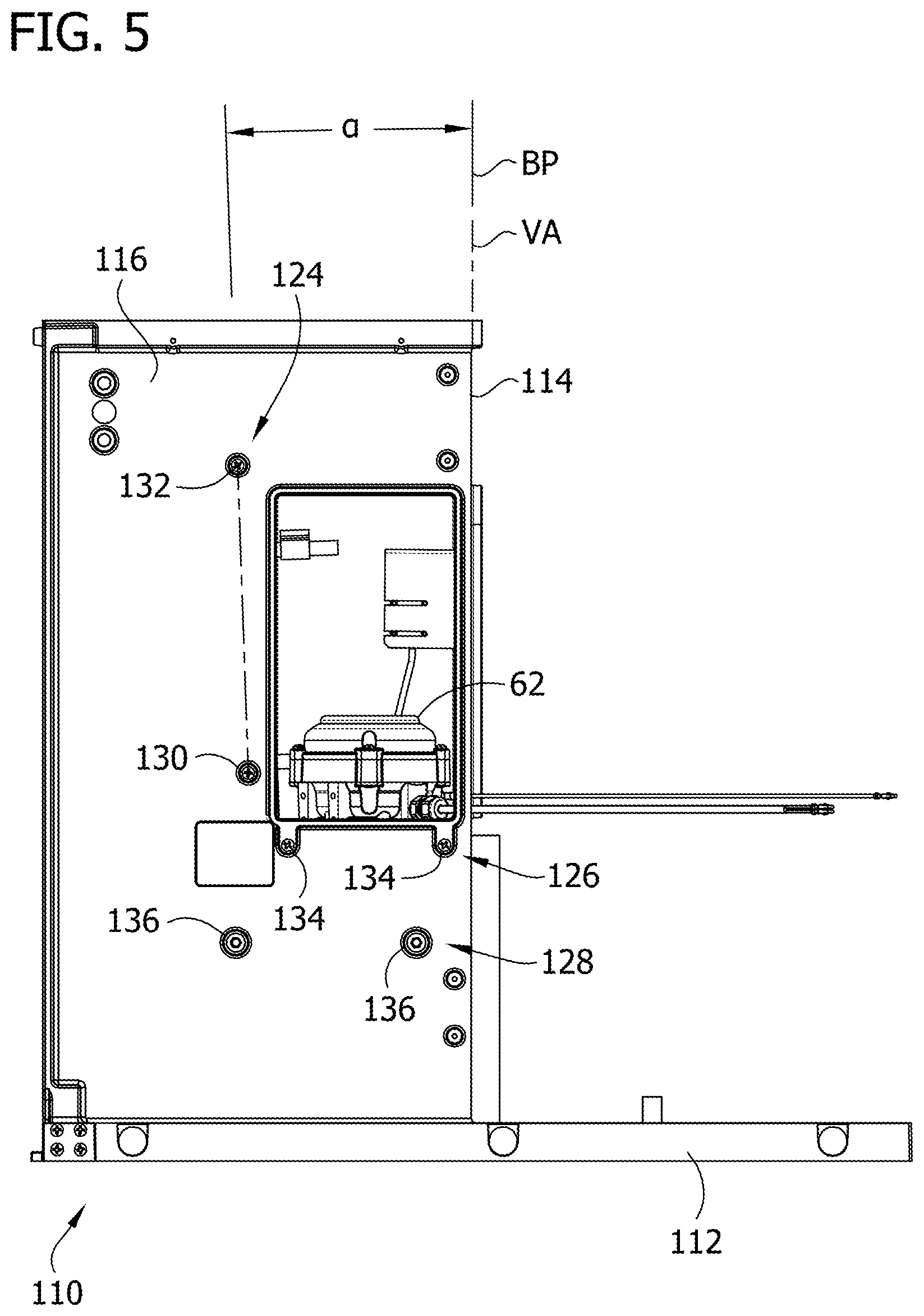 Patent US12326289 Figure 5 – Method of servicing an ice maker sensor