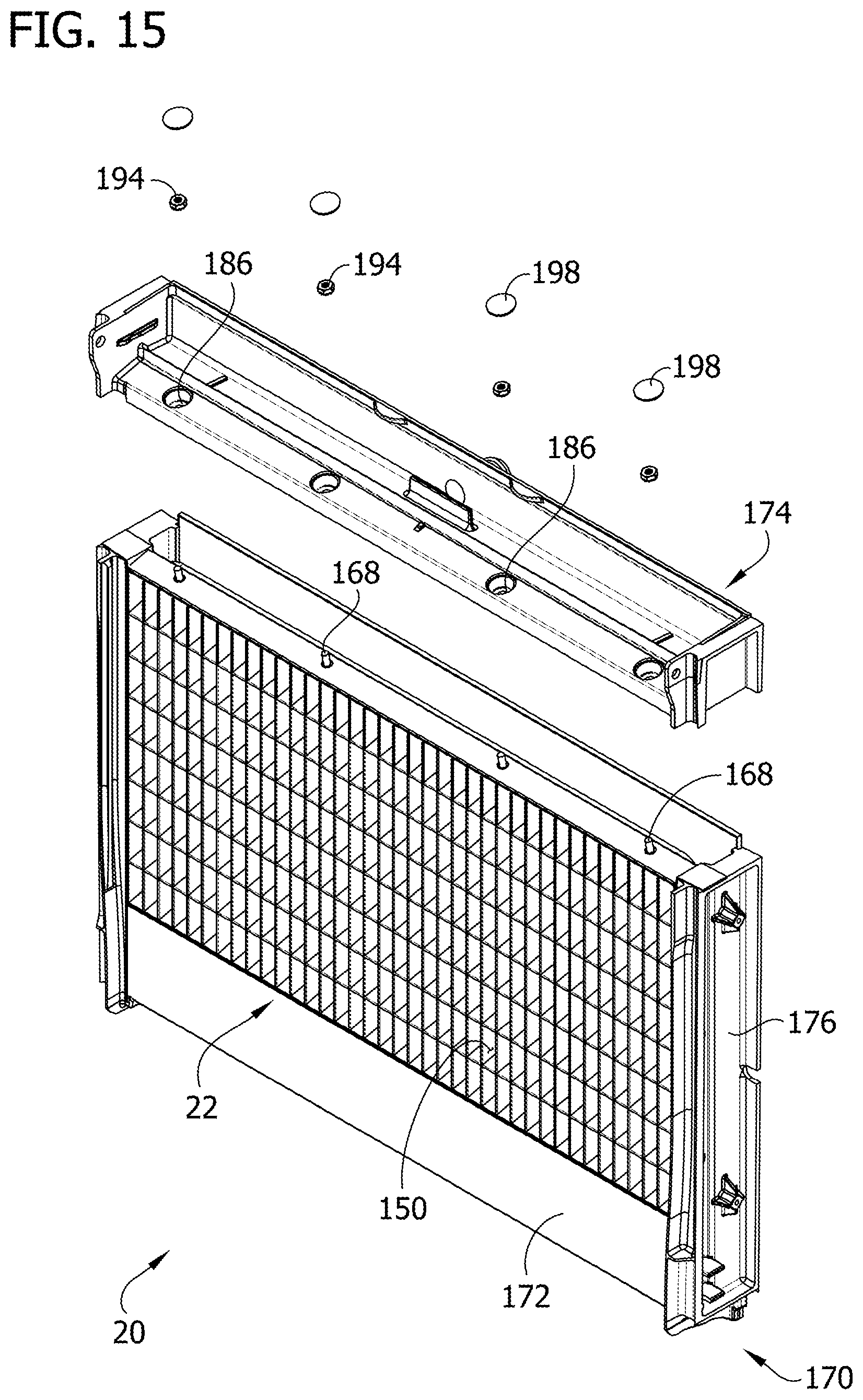 Patent US12326289 Figure 15 – Method of servicing an ice maker sensor