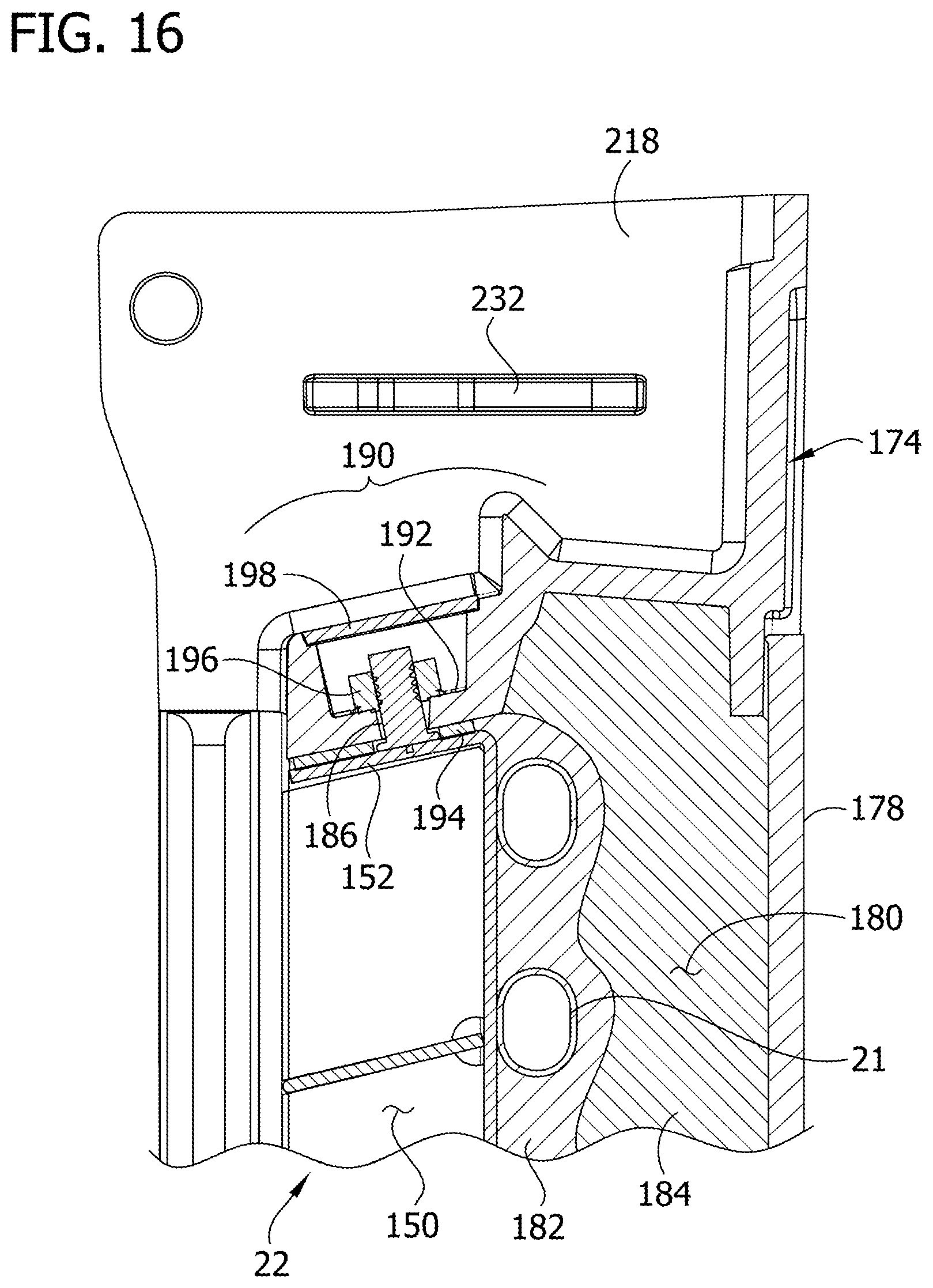 Patent US12326289 Figure 16 – Method of servicing an ice maker sensor