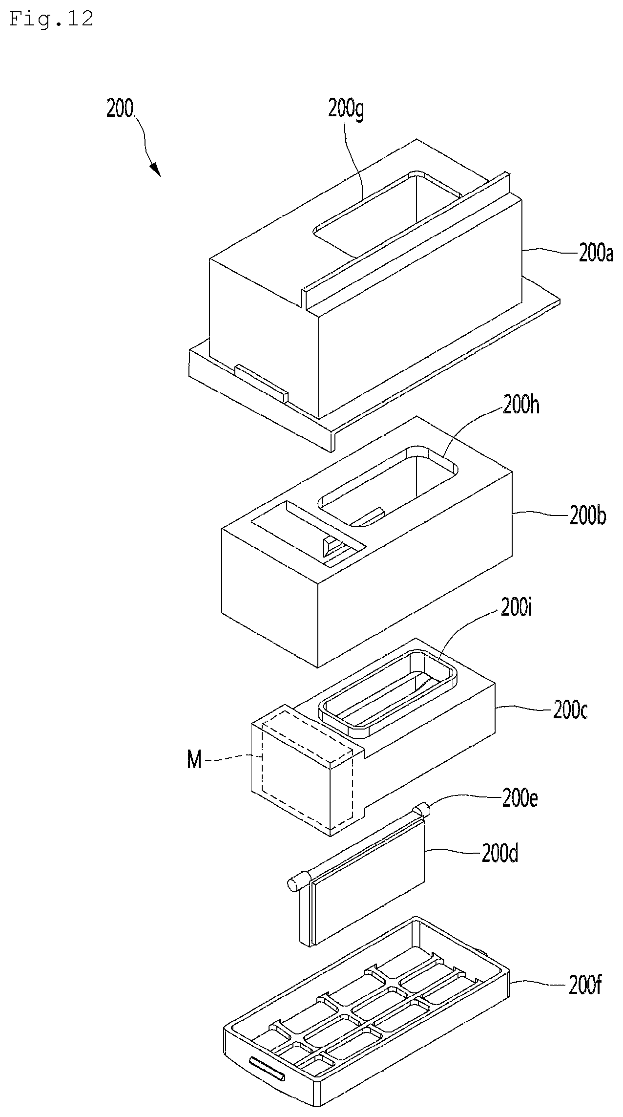 Patent US12326290 Figure 12 – Refrigerator