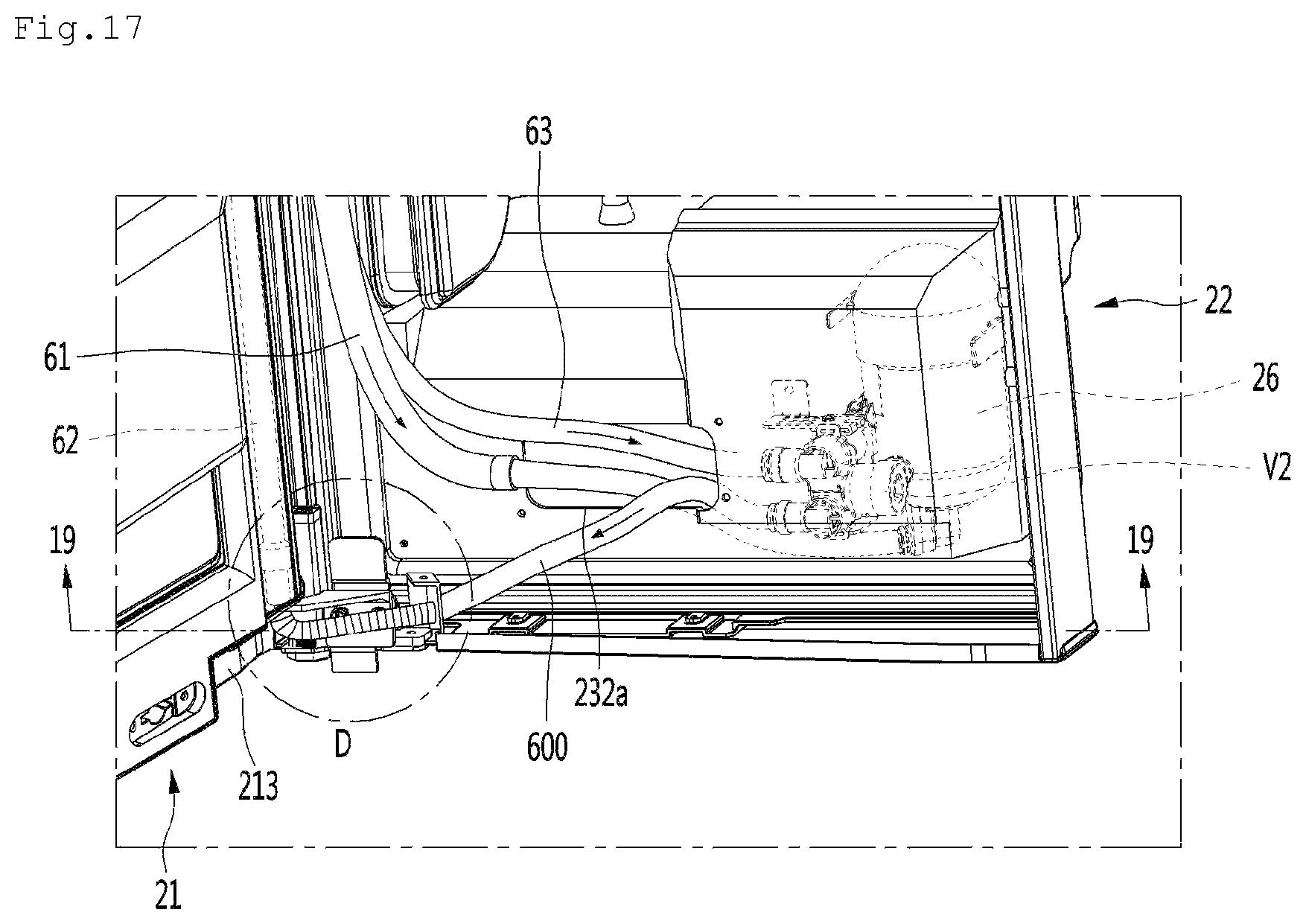 Patent US12326290 Figure 17 – Refrigerator