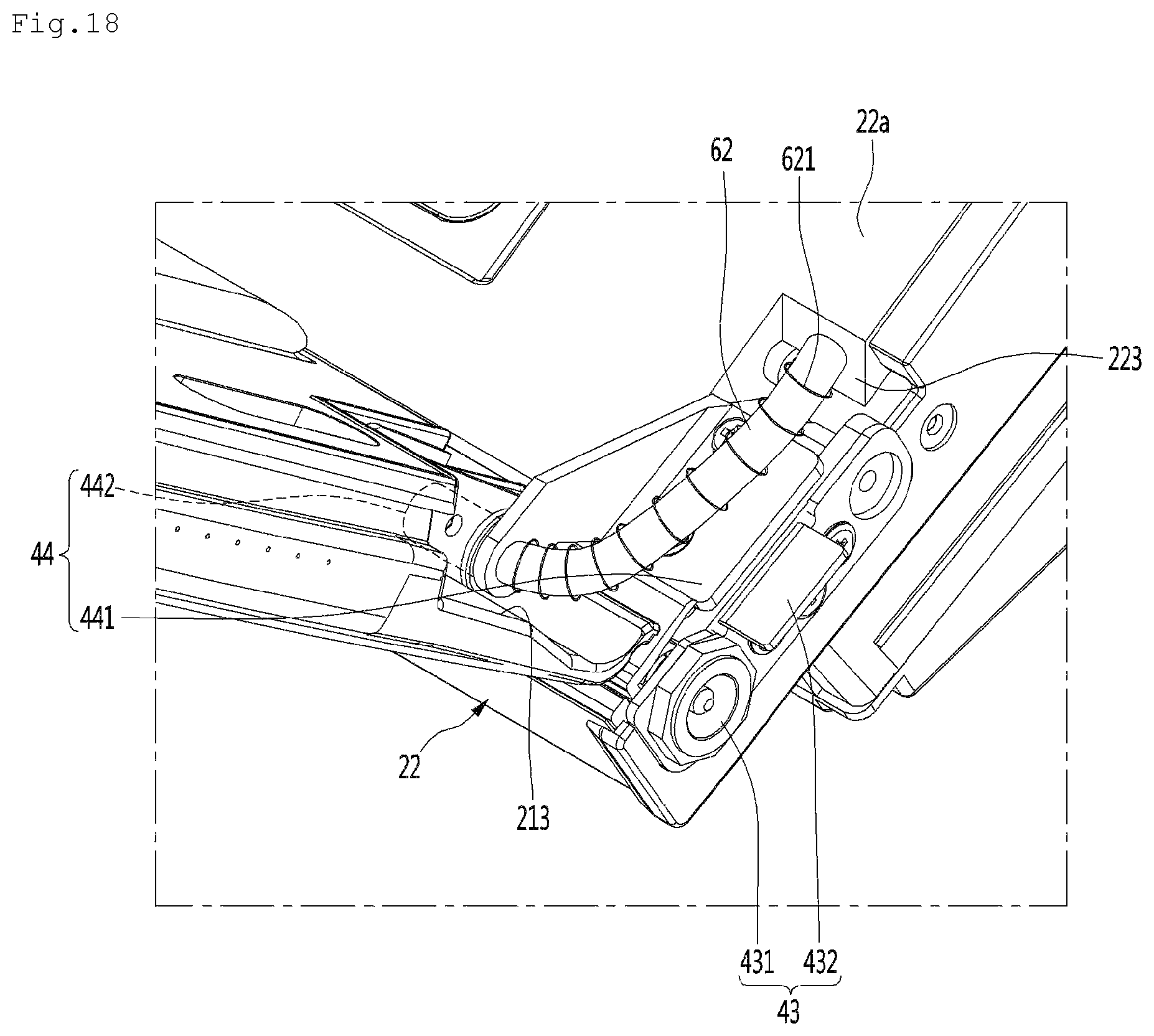 Patent US12326290 Figure 18 – Refrigerator