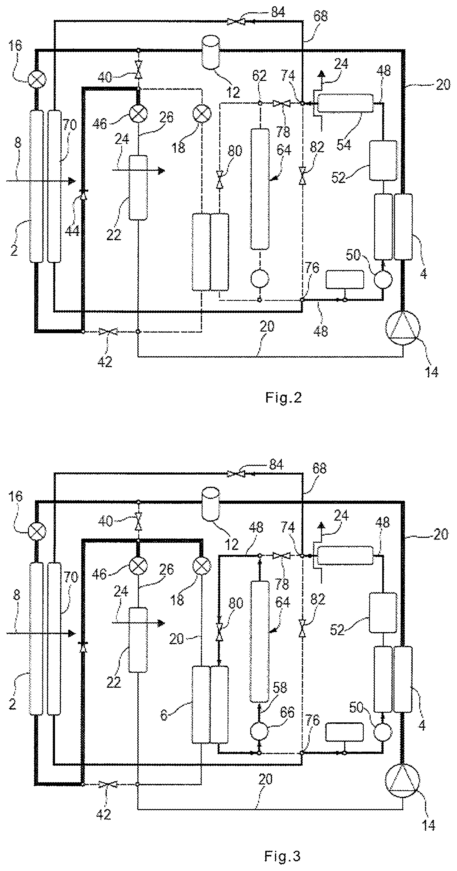 Patent US12326292 Figure 2 – Method for defrosting a thermal regulation circuit for a vehicle, in particular for a motor vehicle