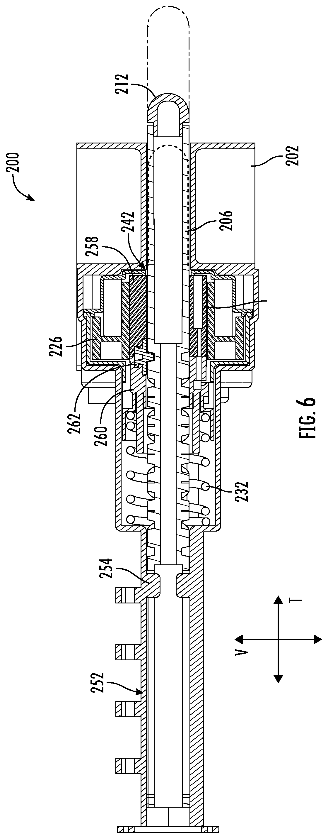 Patent US12326294 Figure 6 – Refrigerator with an assisted door opener