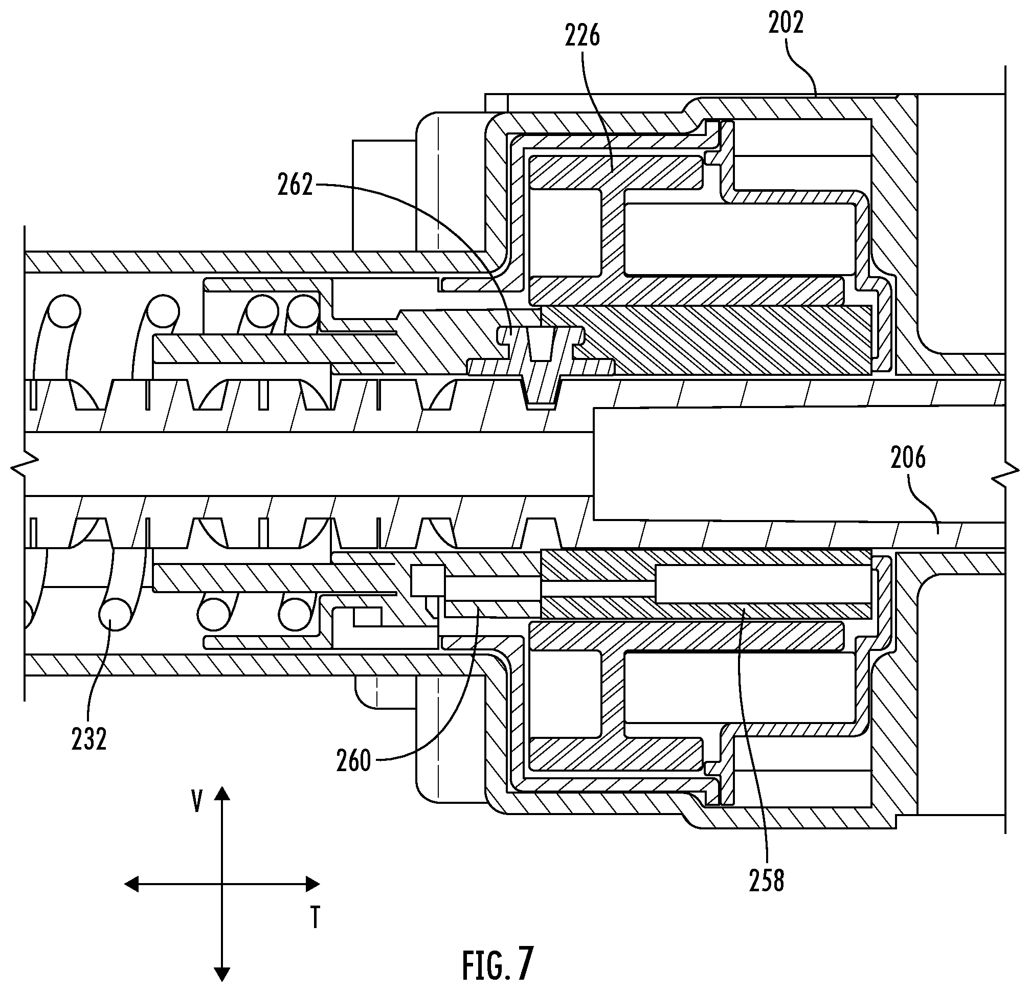 Patent US12326294 Figure 7 – Refrigerator with an assisted door opener