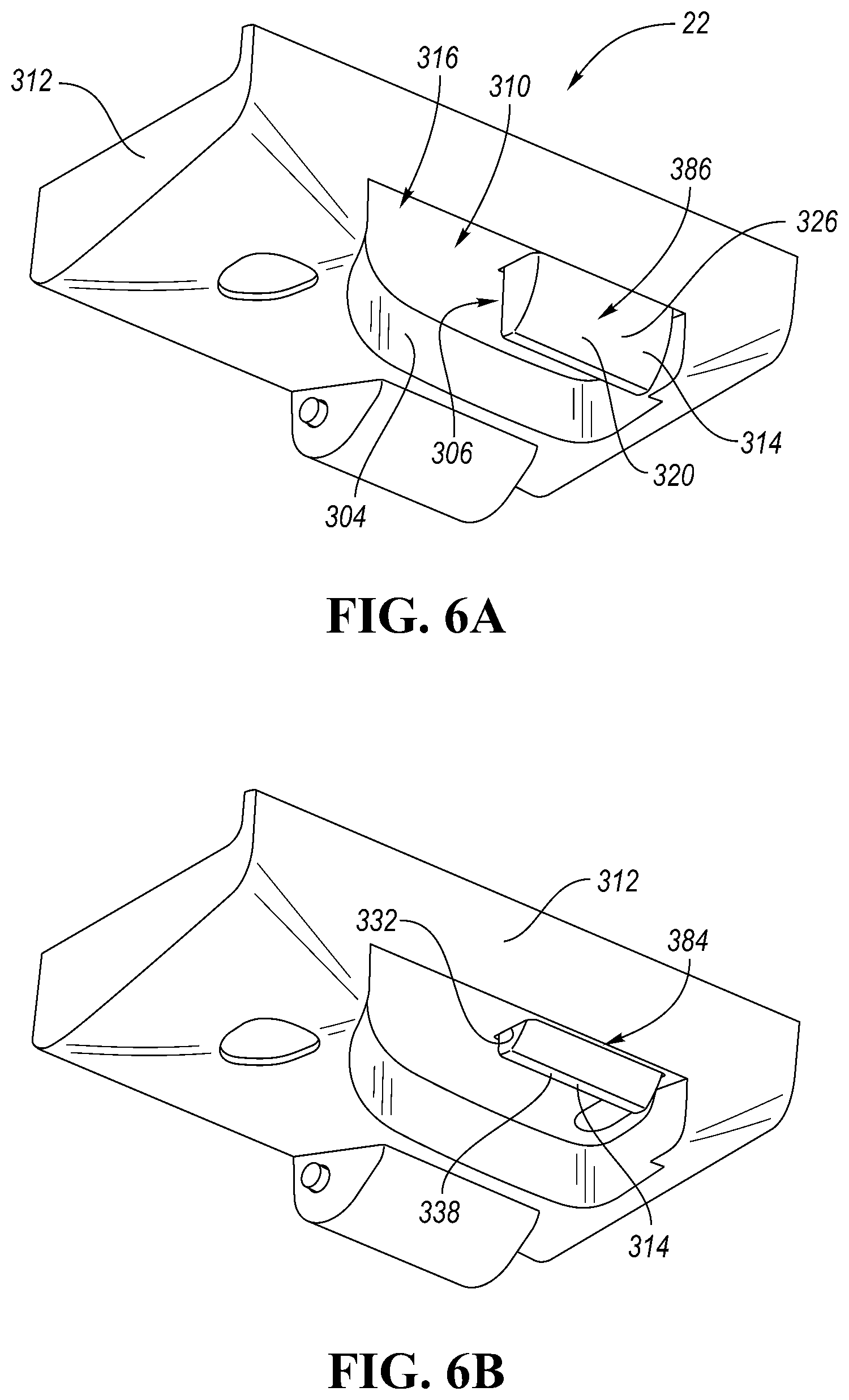 Patent US12326295 Figure 4 – Refrigerator appliance with rotating mullion bar