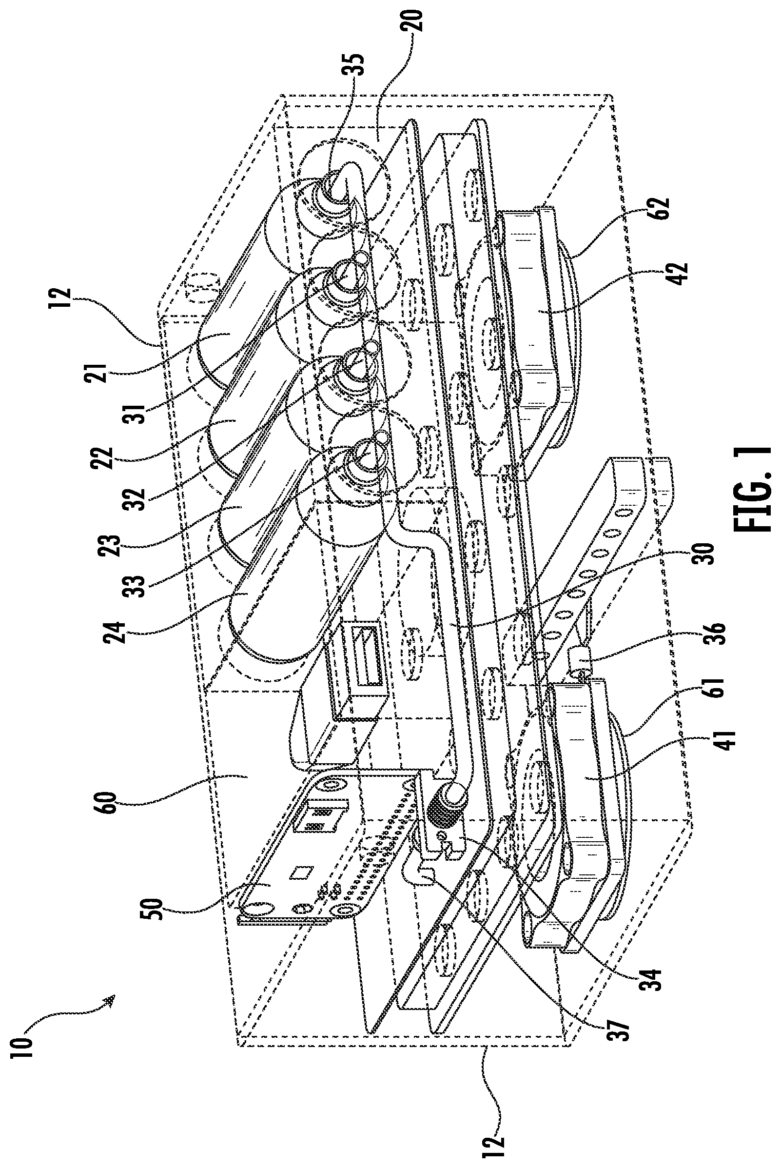 Patent US12326296 Figure 1 – Temperature regulating apparatus and methods of using same