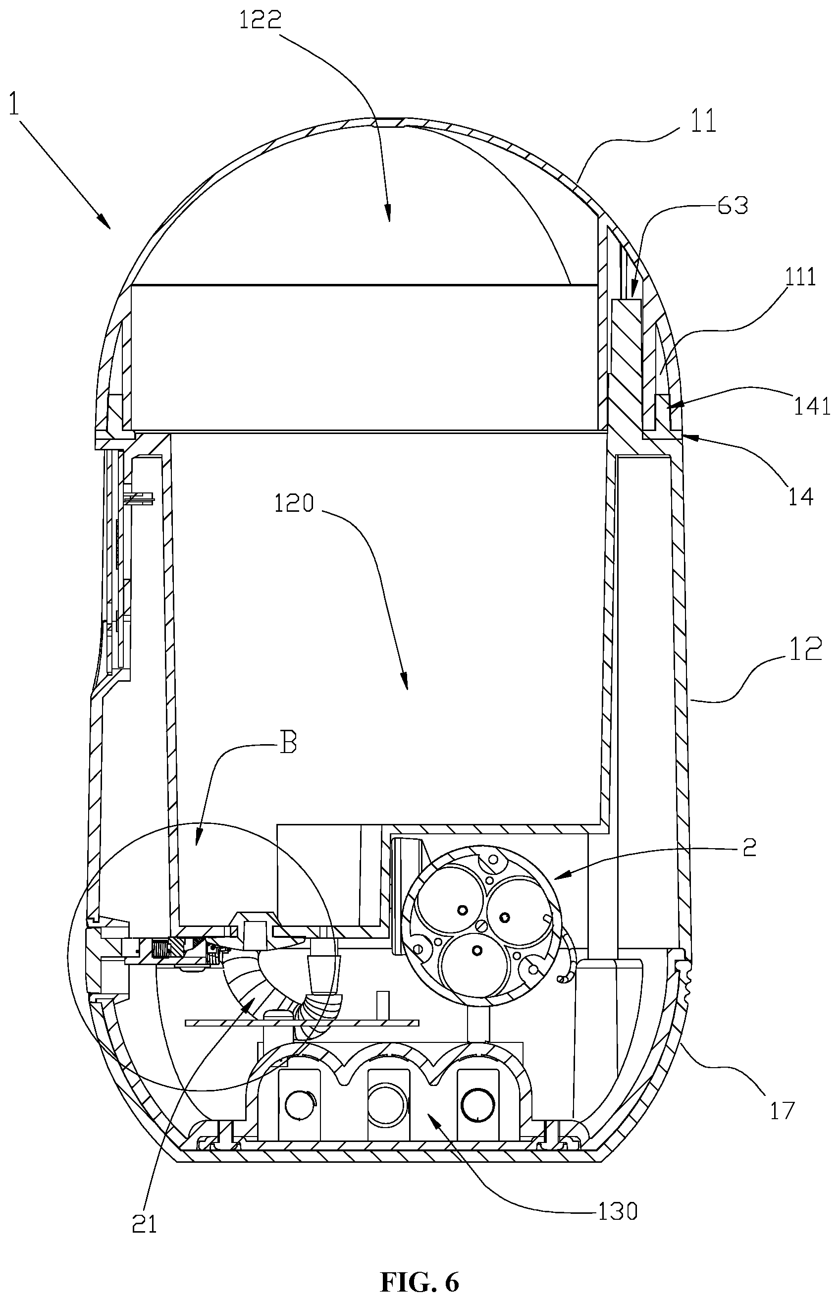 Patent US12326297 Figure 6 – Vacuum drying tank
