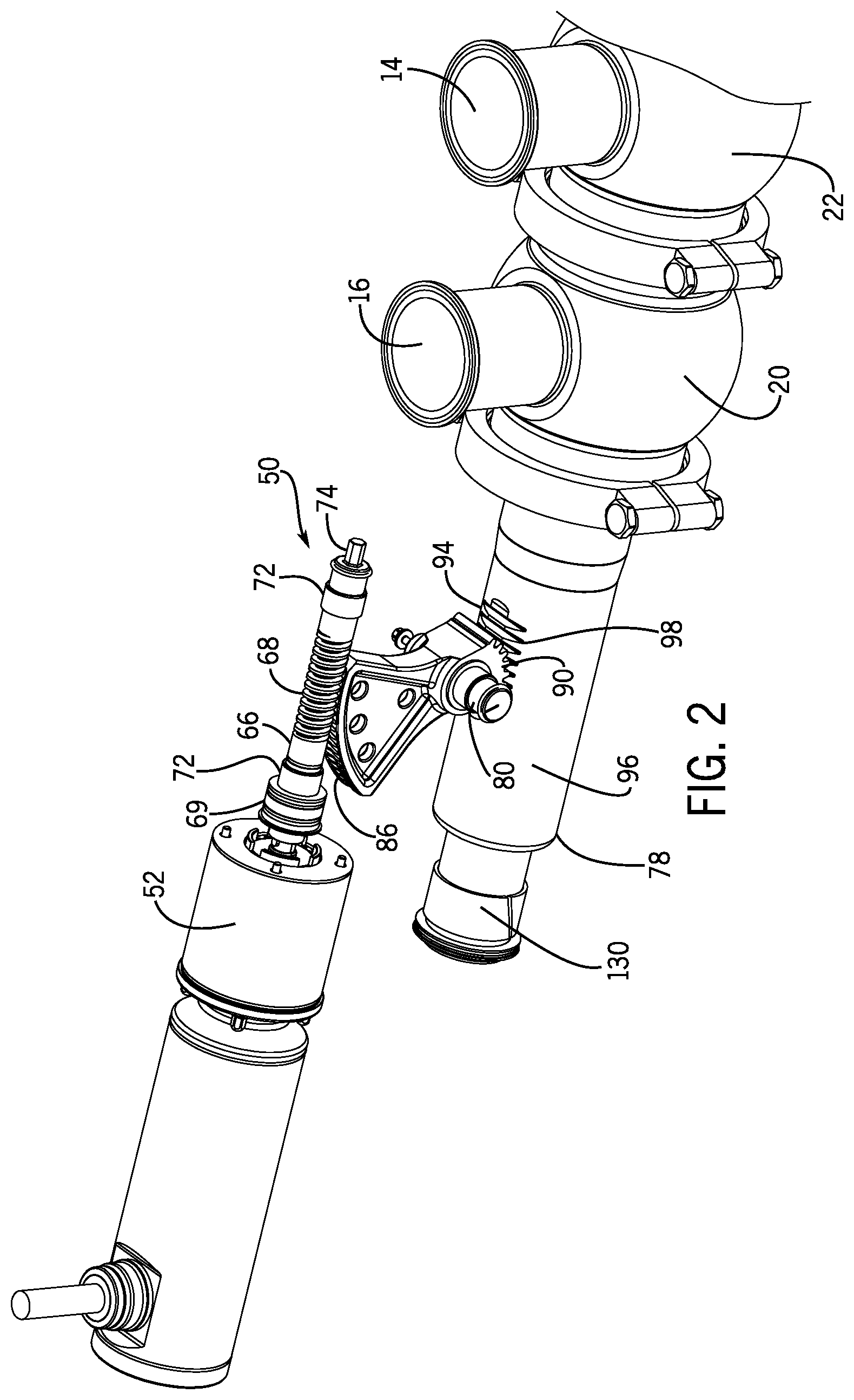 Patent US12326299 Figure 2 – Sanitary direct contact steam injection heater