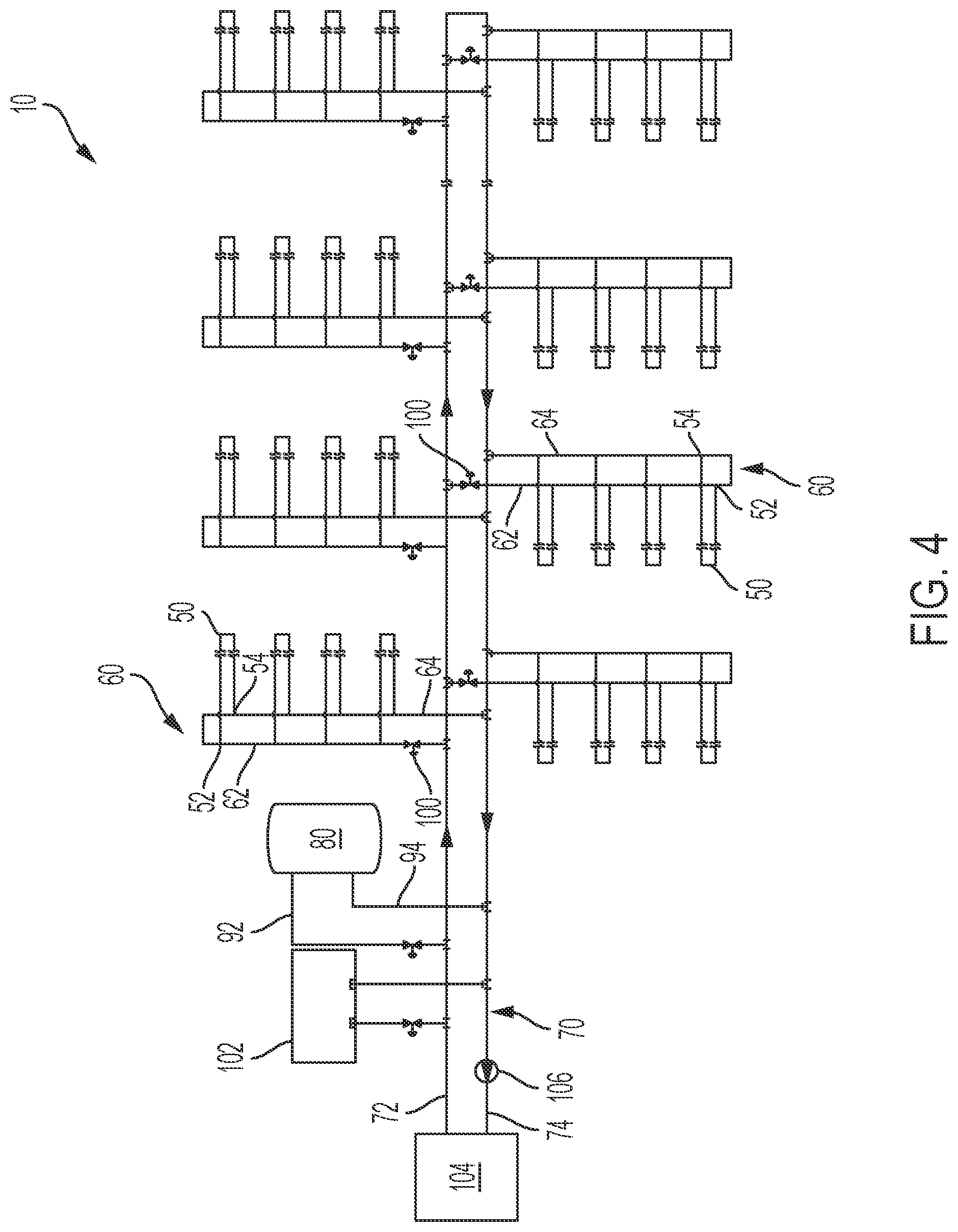 Patent US12326301 Figure 4 – Ground-based thermal storage and heat exchange system