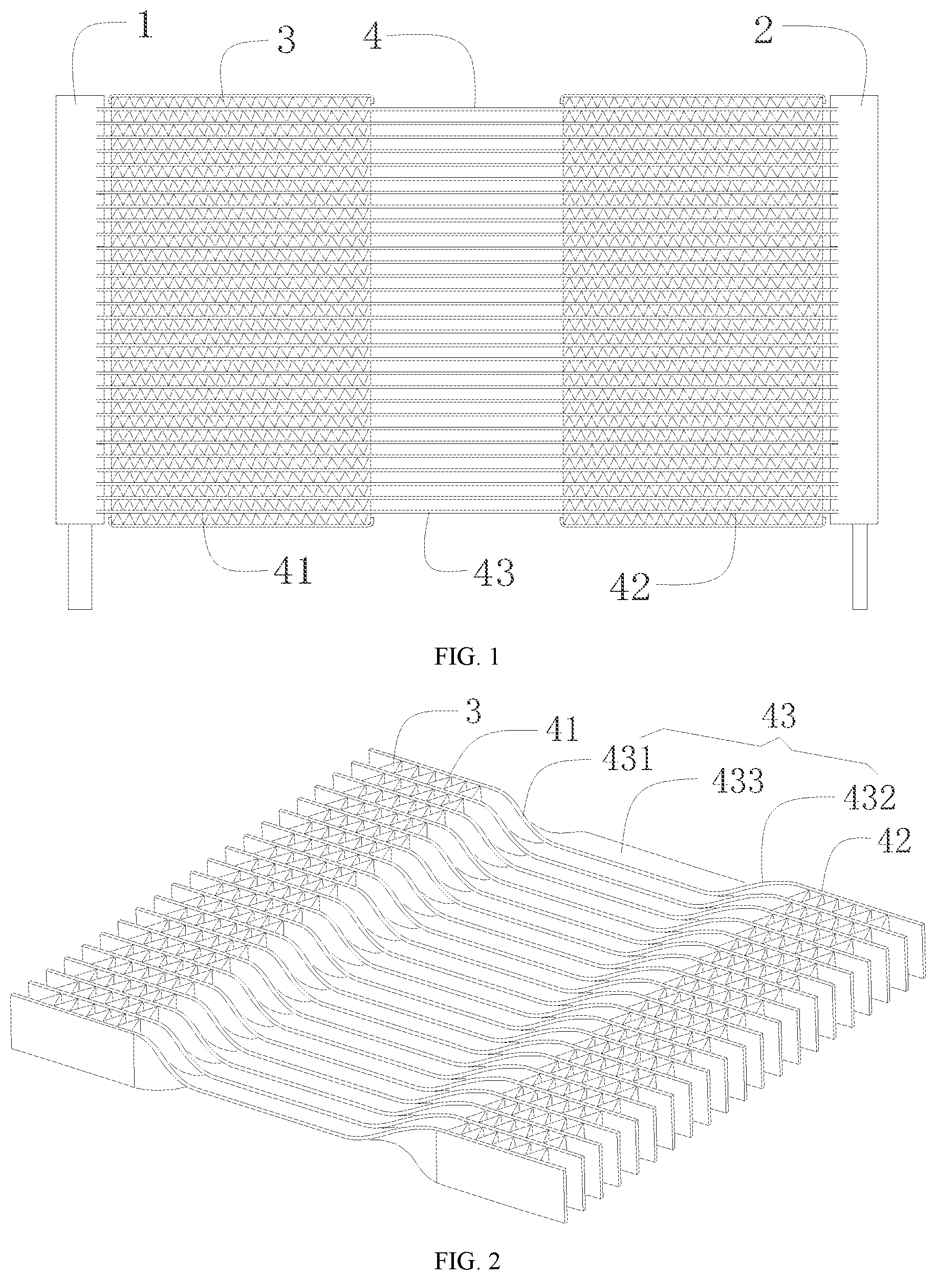 Patent US12326302 Figure 1 – Heat exchanger and air conditioner