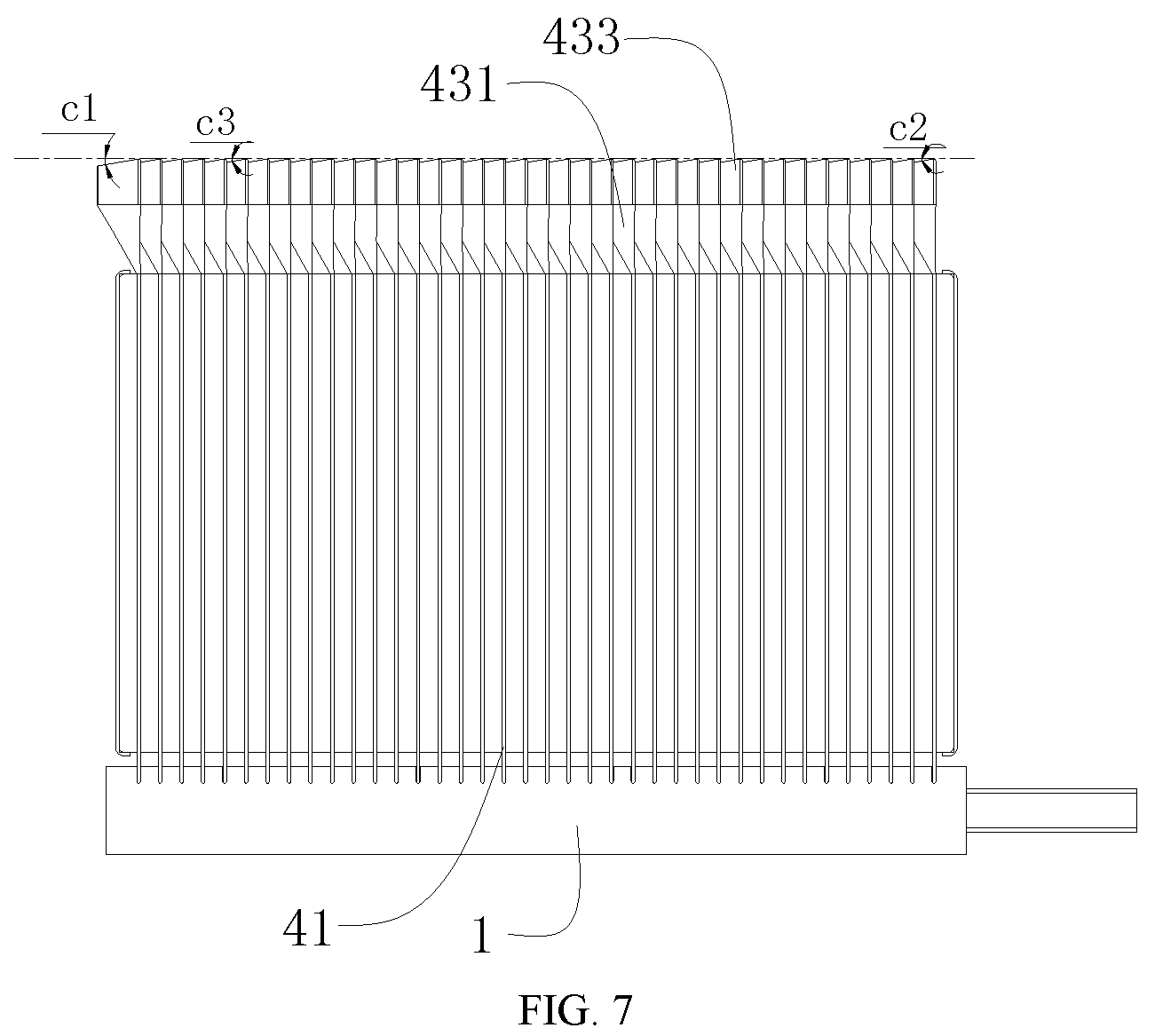 Patent US12326302 Figure 4 – Heat exchanger and air conditioner