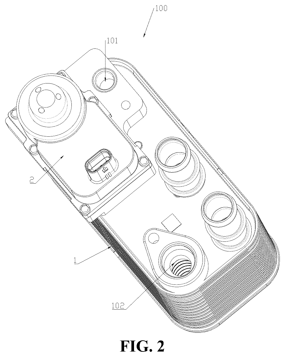 Patent US12326305 Figure 2 – Heat exchanging assembly