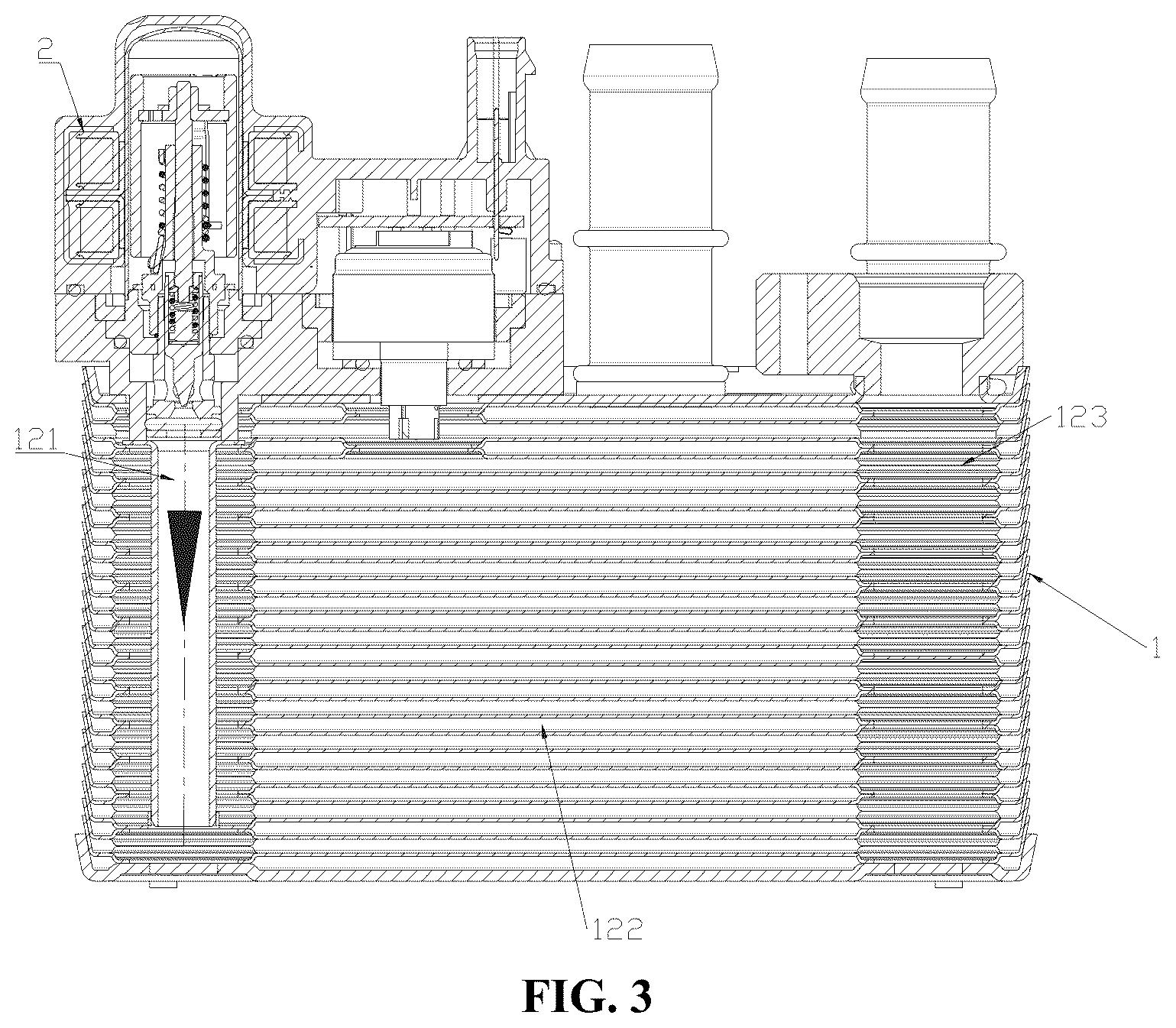 Patent US12326305 Figure 3 – Heat exchanging assembly