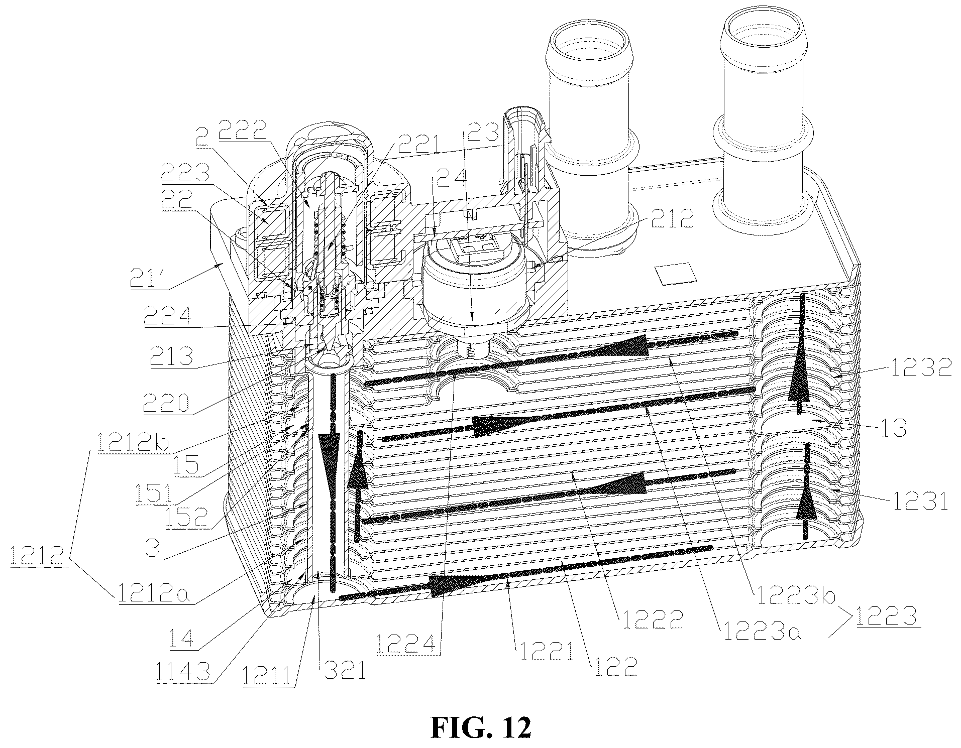Patent US12326305 Figure 10 – Heat exchanging assembly