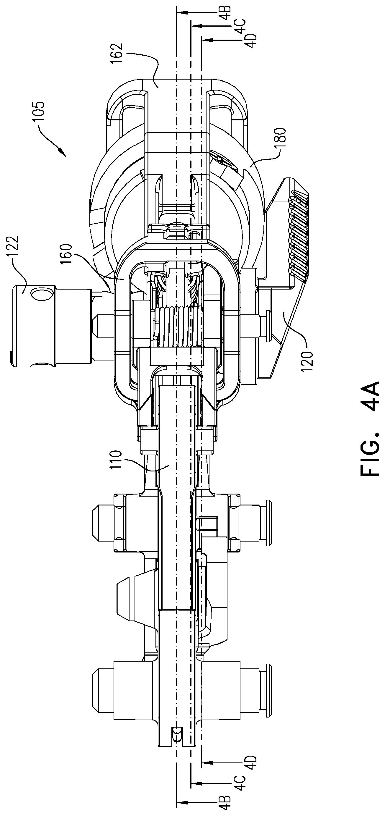 Patent US12326307 Figure 4 – Firearm with cocking safety lever