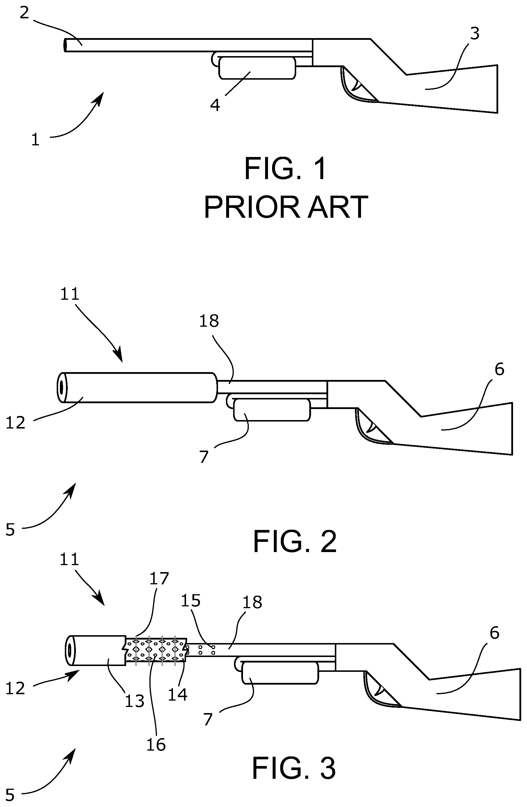 Patent US12326310 Figure 1 – Firearm noise suppressor