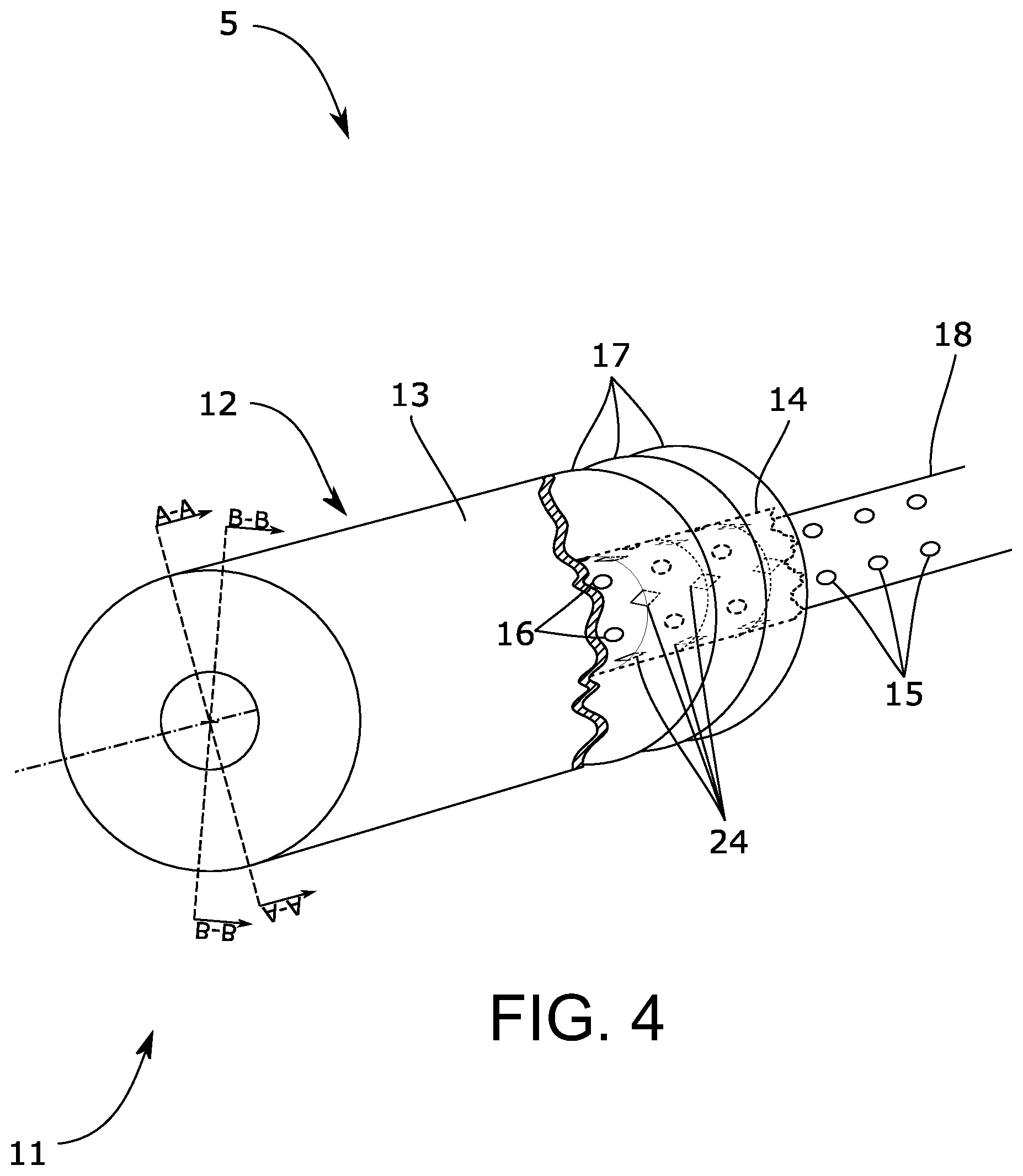 Patent US12326310 Figure 2 – Firearm noise suppressor