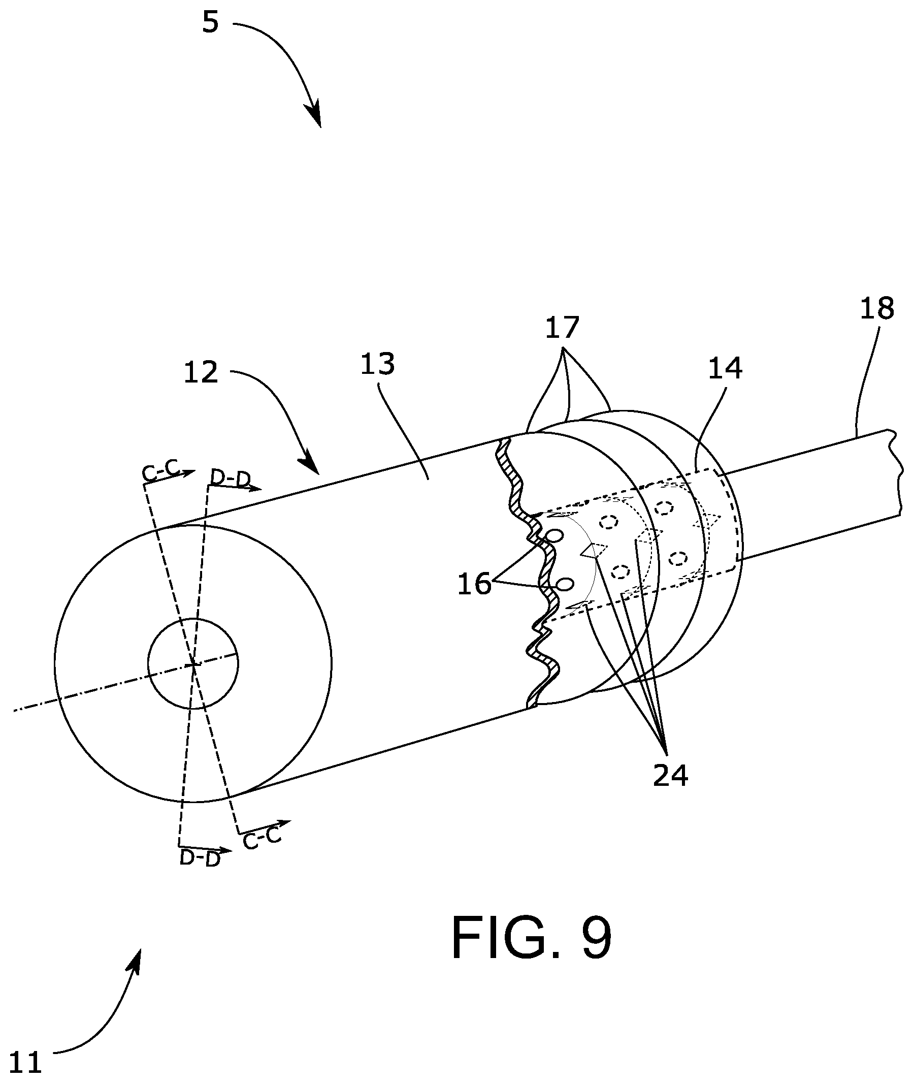 Patent US12326310 Figure 6 – Firearm noise suppressor