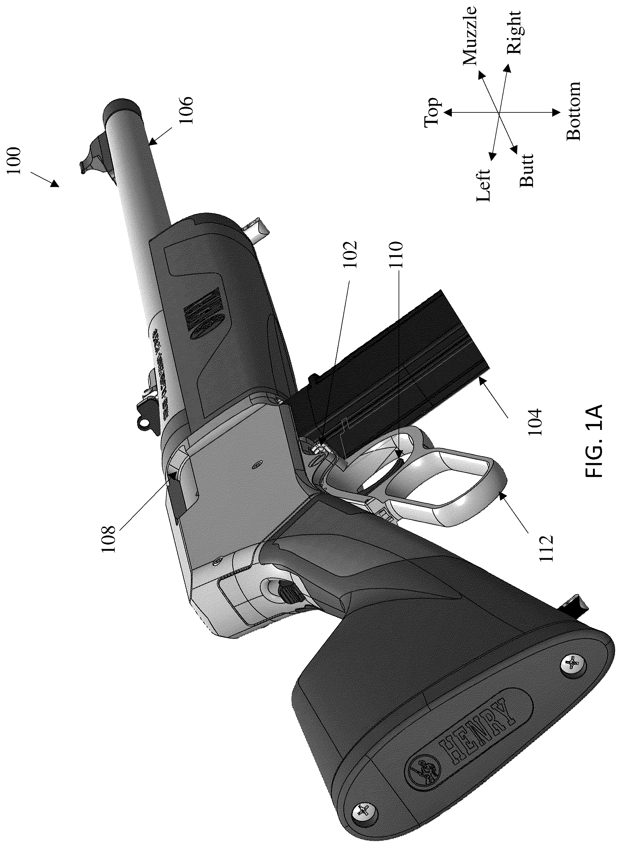 Patent US12326313 — Firearm magazine engagement mechanisms and related techniques — Figure 1