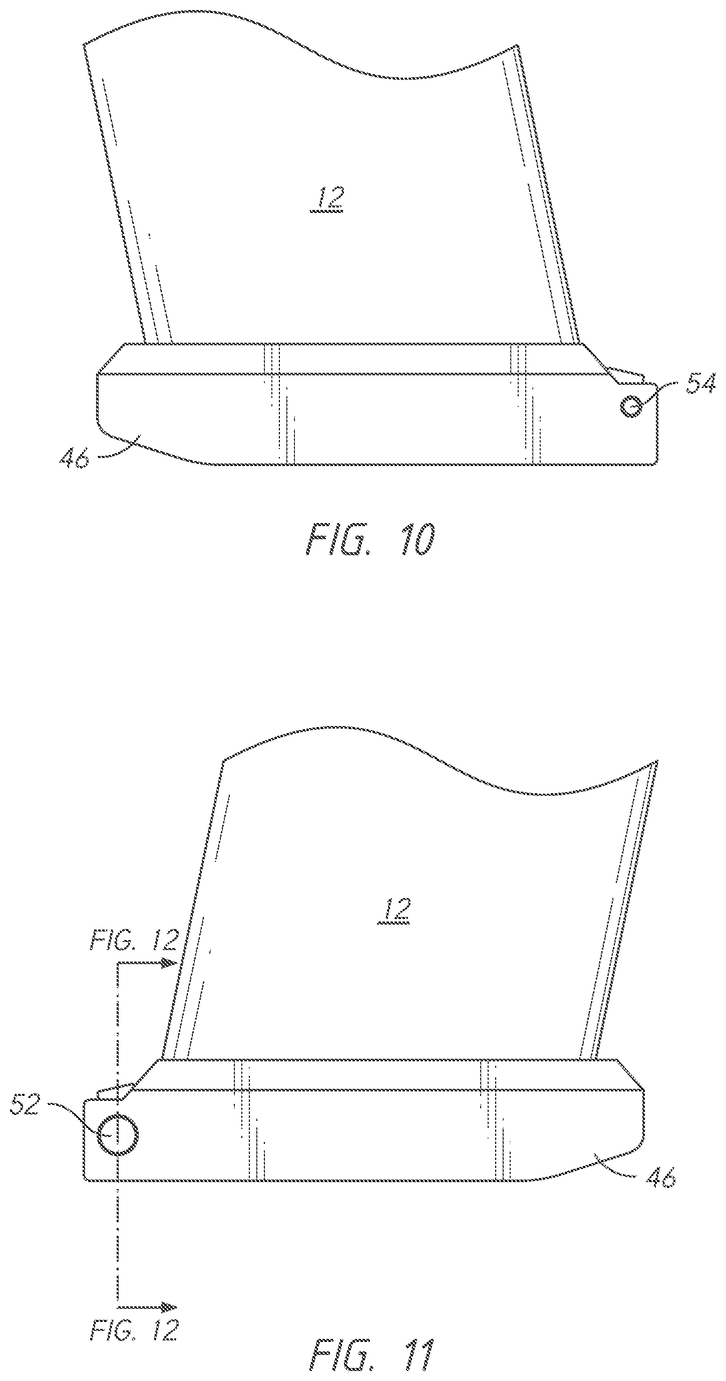 Patent US12326314 Figure 9 – Gun magazine base pad with cantilever spring latch mechanism