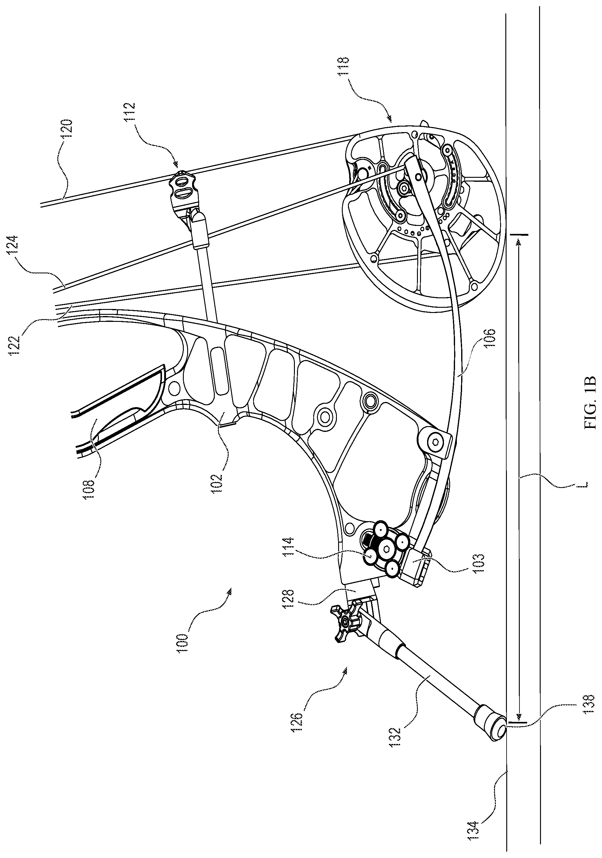 Patent US12326316 Figure 2 – Accessory support for an archery bow and related apparatuses