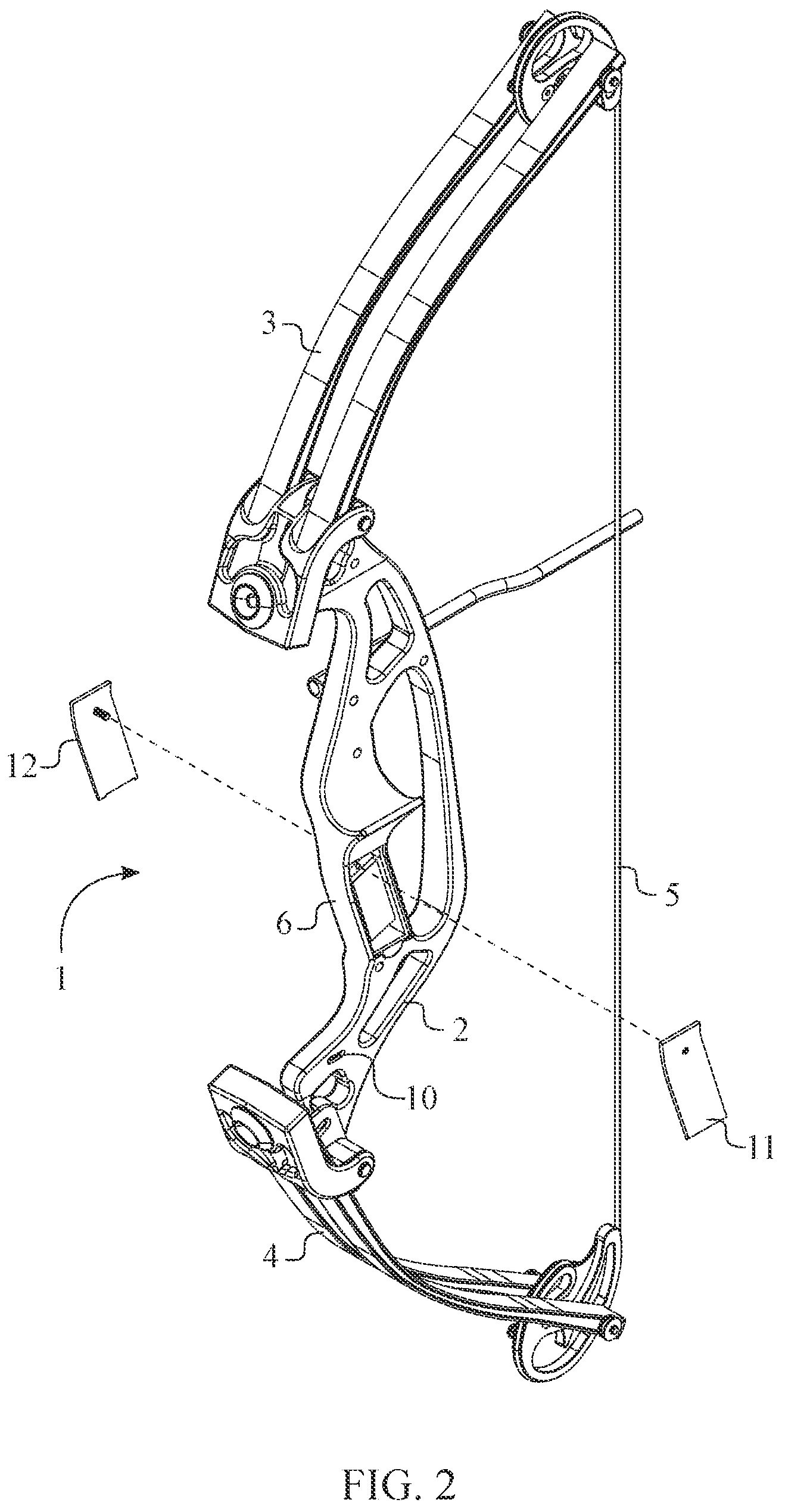 Patent US12326318 Figure 2 – Heated bow grip