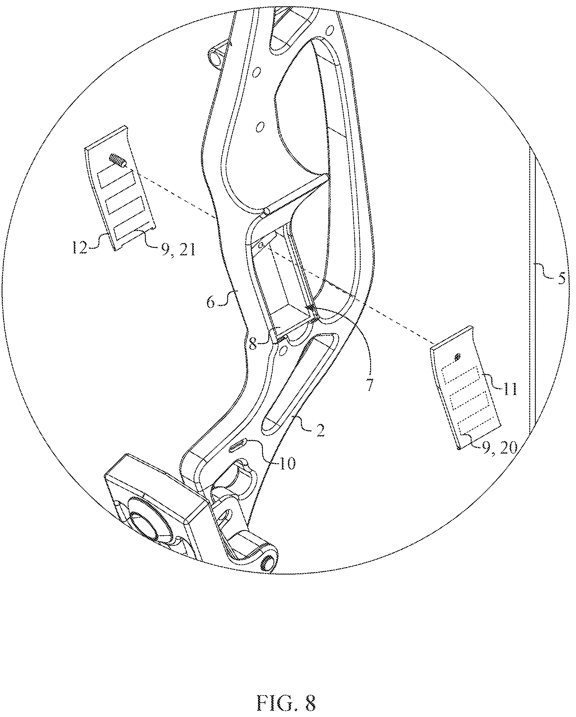 Patent US12326318 Figure 8 – Heated bow grip
