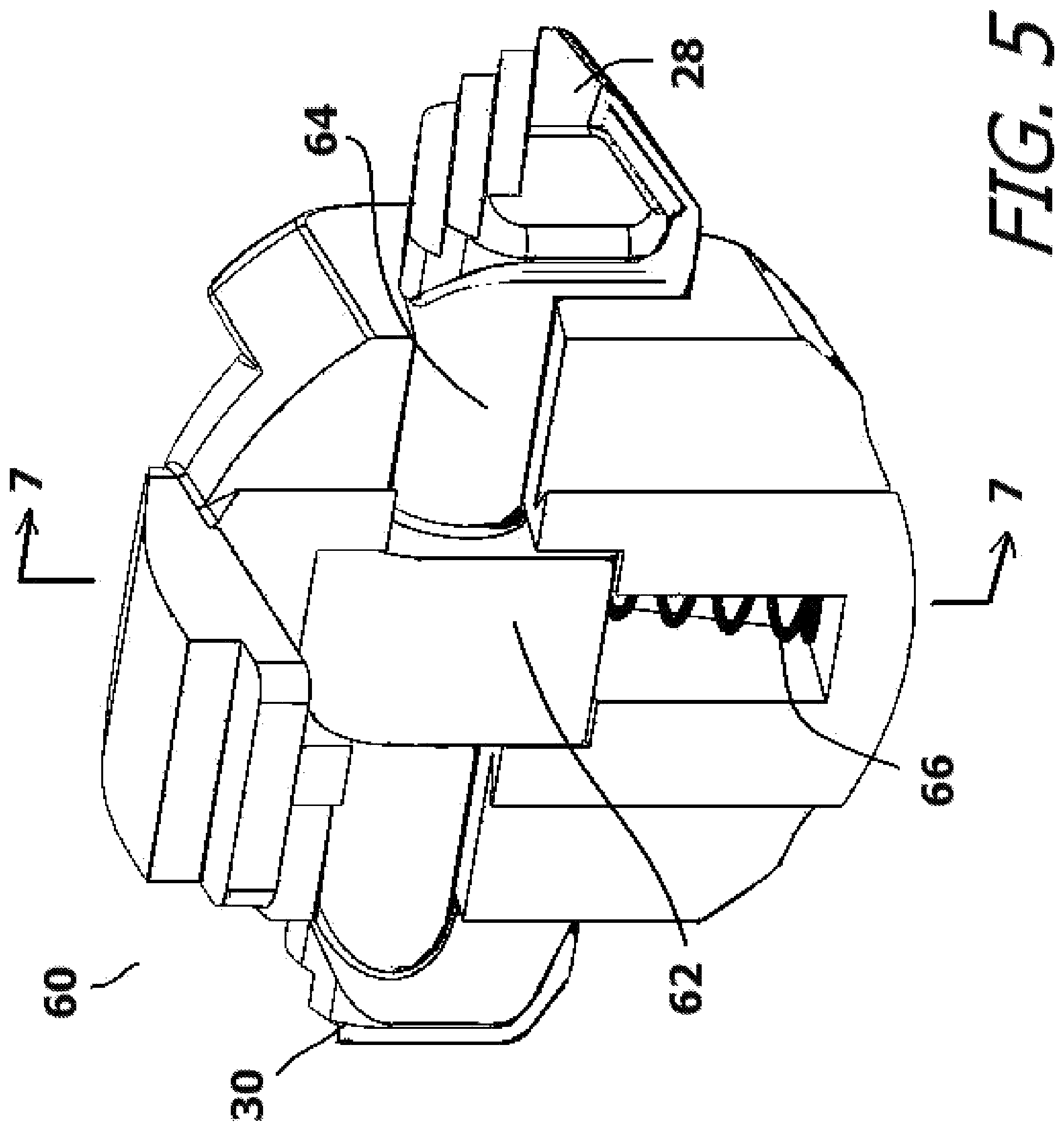 Patent US12326319 Figure 5 – Chemical irritant spray assembly that attaches to a handgun