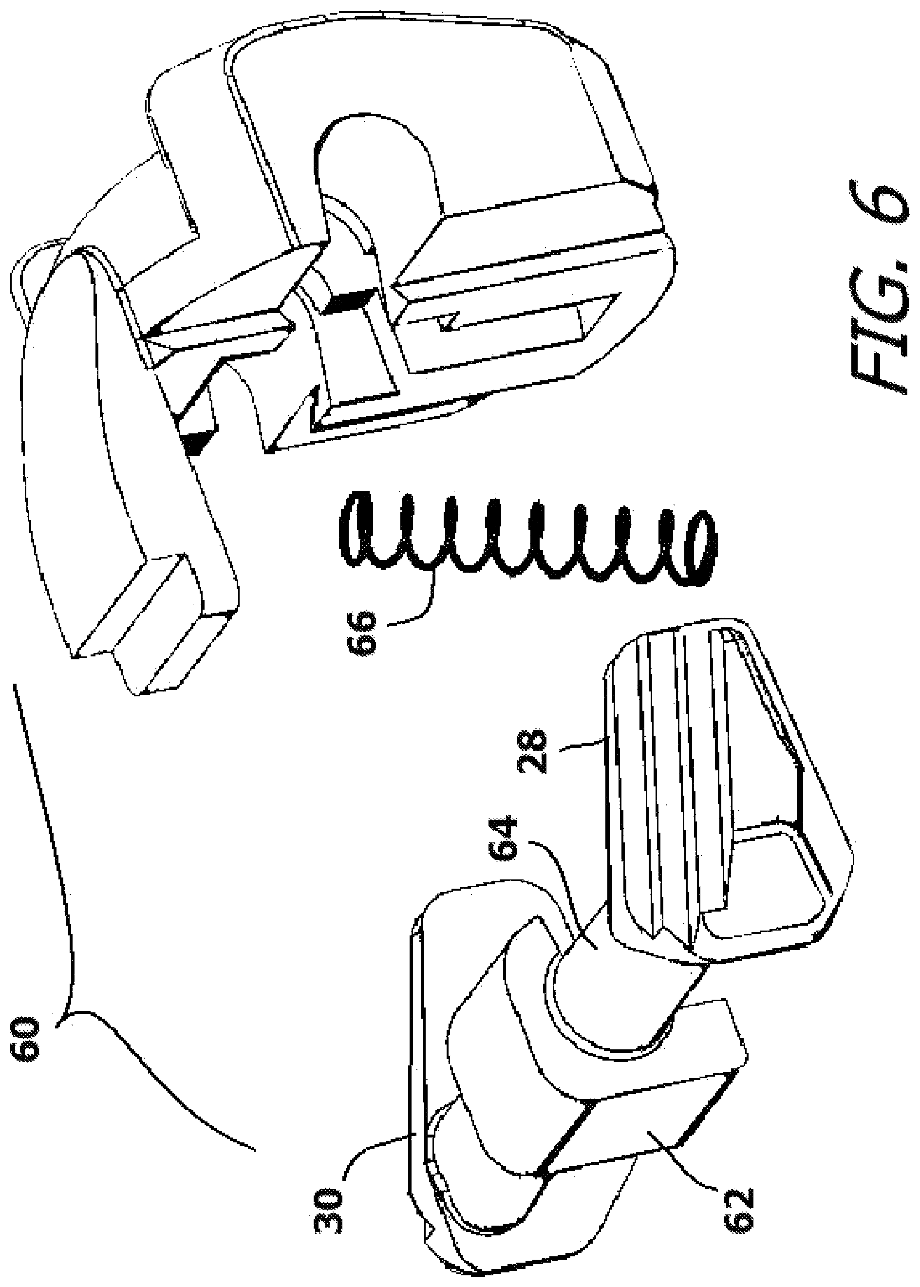 Patent US12326319 Figure 6 – Chemical irritant spray assembly that attaches to a handgun