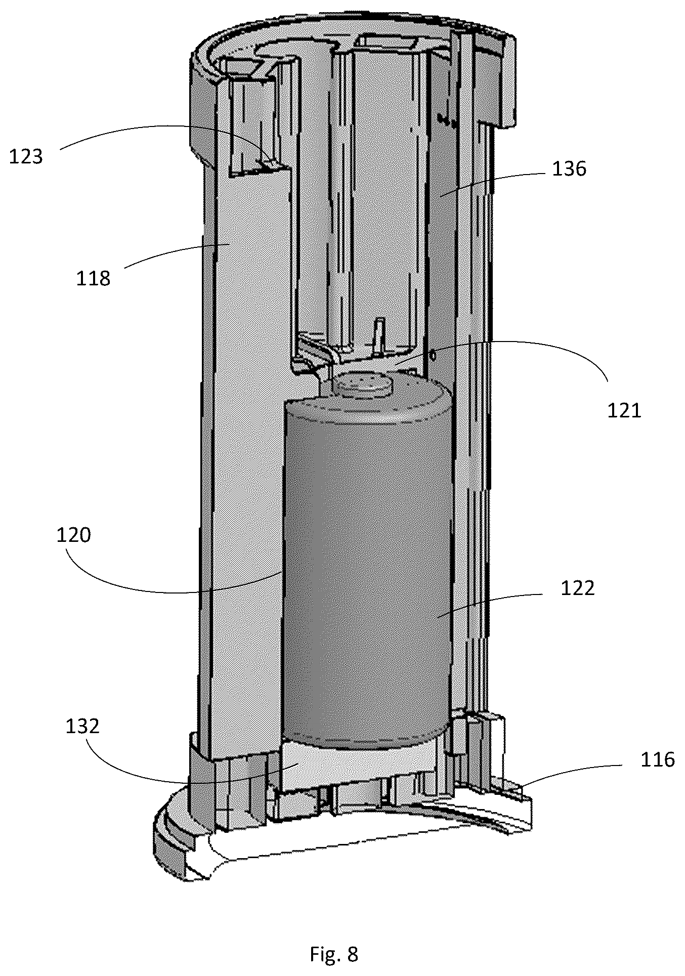 Patent US12326324 Figure 6 – Illuminating projectile
