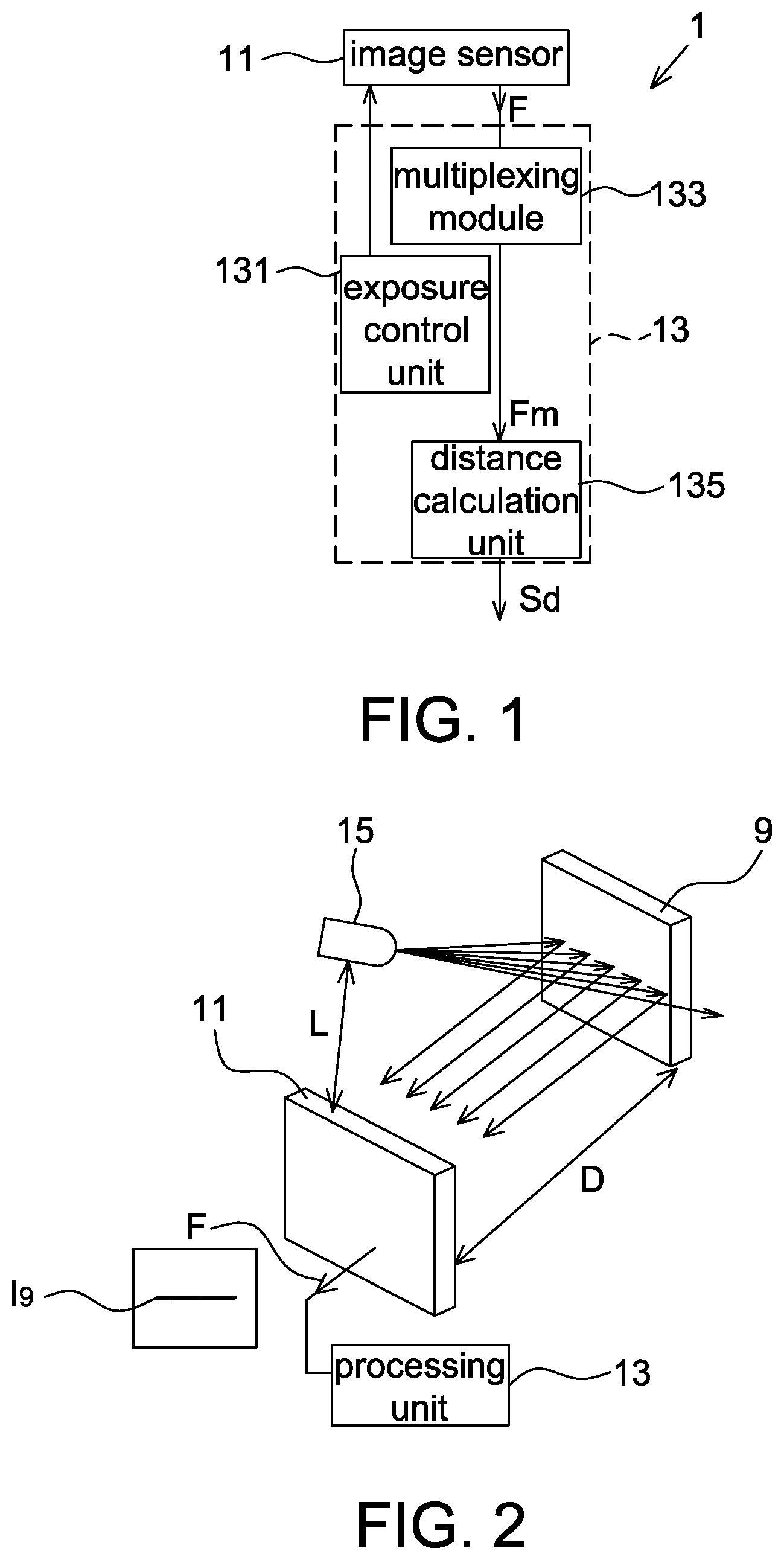Patent US12326328 Figure 1 – Camera having two exposure modes and imaging system using the same