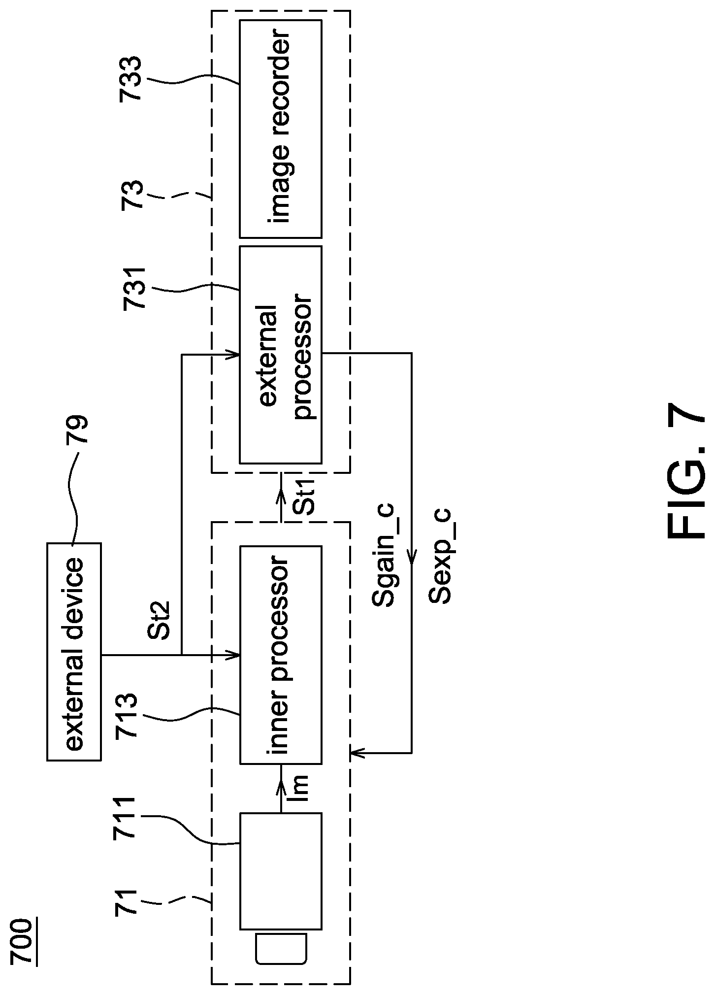 Patent US12326328 Figure 6 – Camera having two exposure modes and imaging system using the same