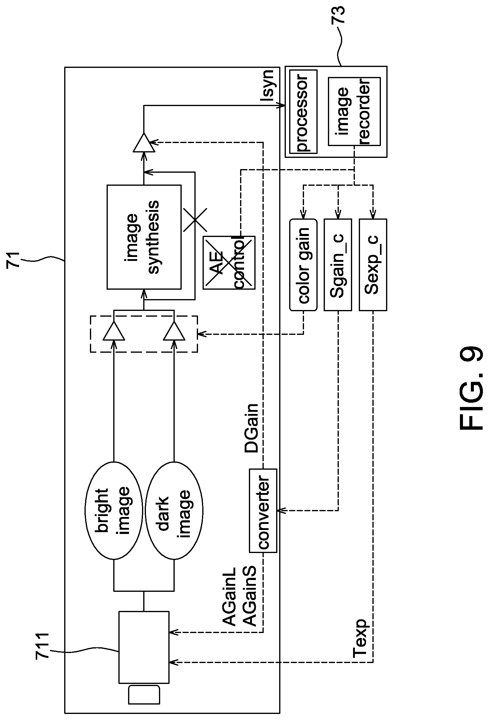 Patent US12326328 Figure 8 – Camera having two exposure modes and imaging system using the same