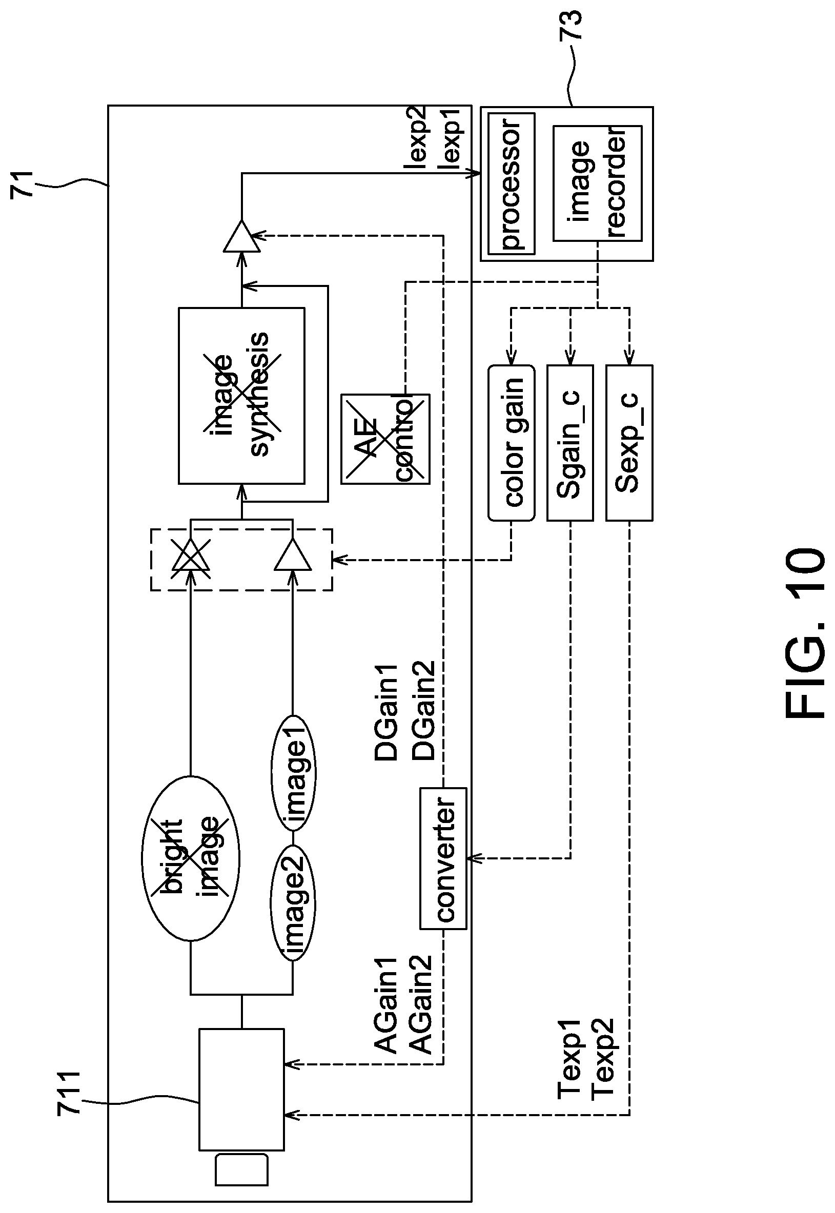 Patent US12326328 Figure 9 – Camera having two exposure modes and imaging system using the same