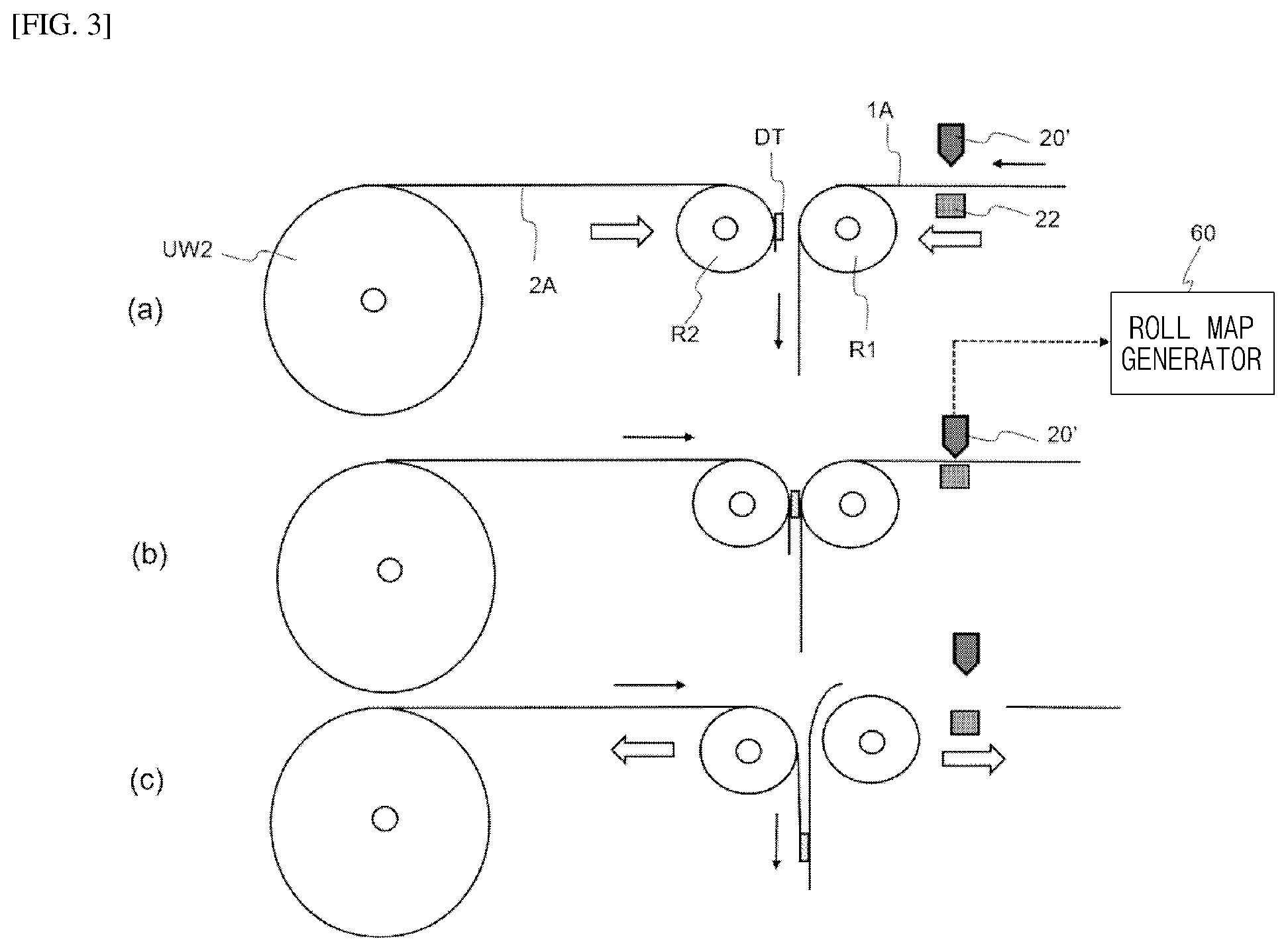 Patent US12326331 Figure 3 – Roll map generating device for merge-wound electrode