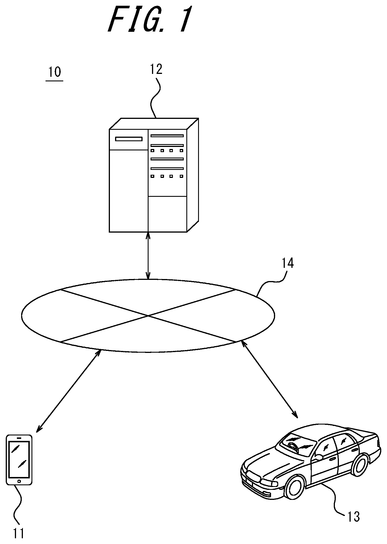Patent US12326338 Figure 1 – Server apparatus, information processing system, medium, and method of operating information processing system