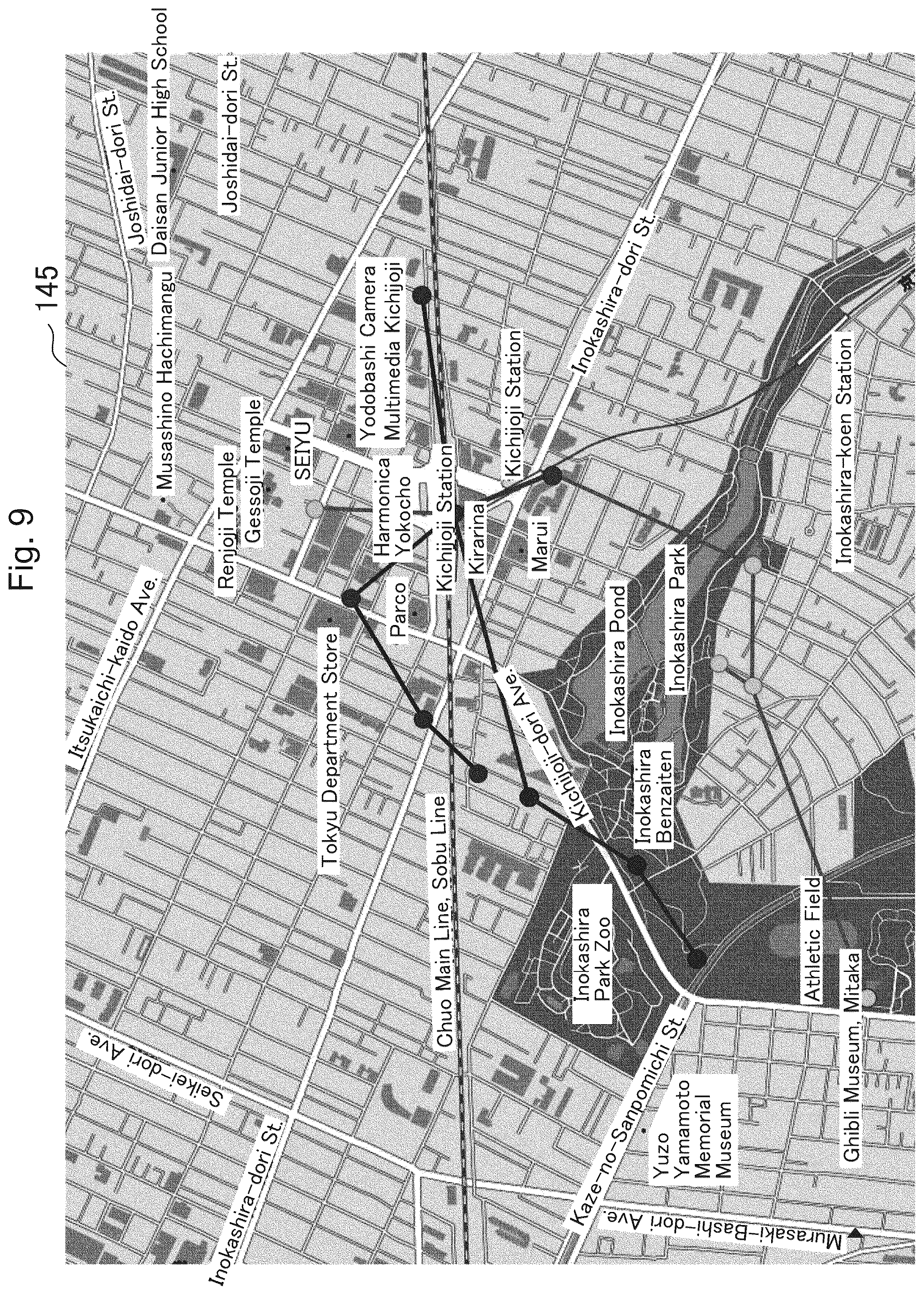 Patent US12326339 Figure 9 – Generation of clusters based on plural user data relevant to travel stops