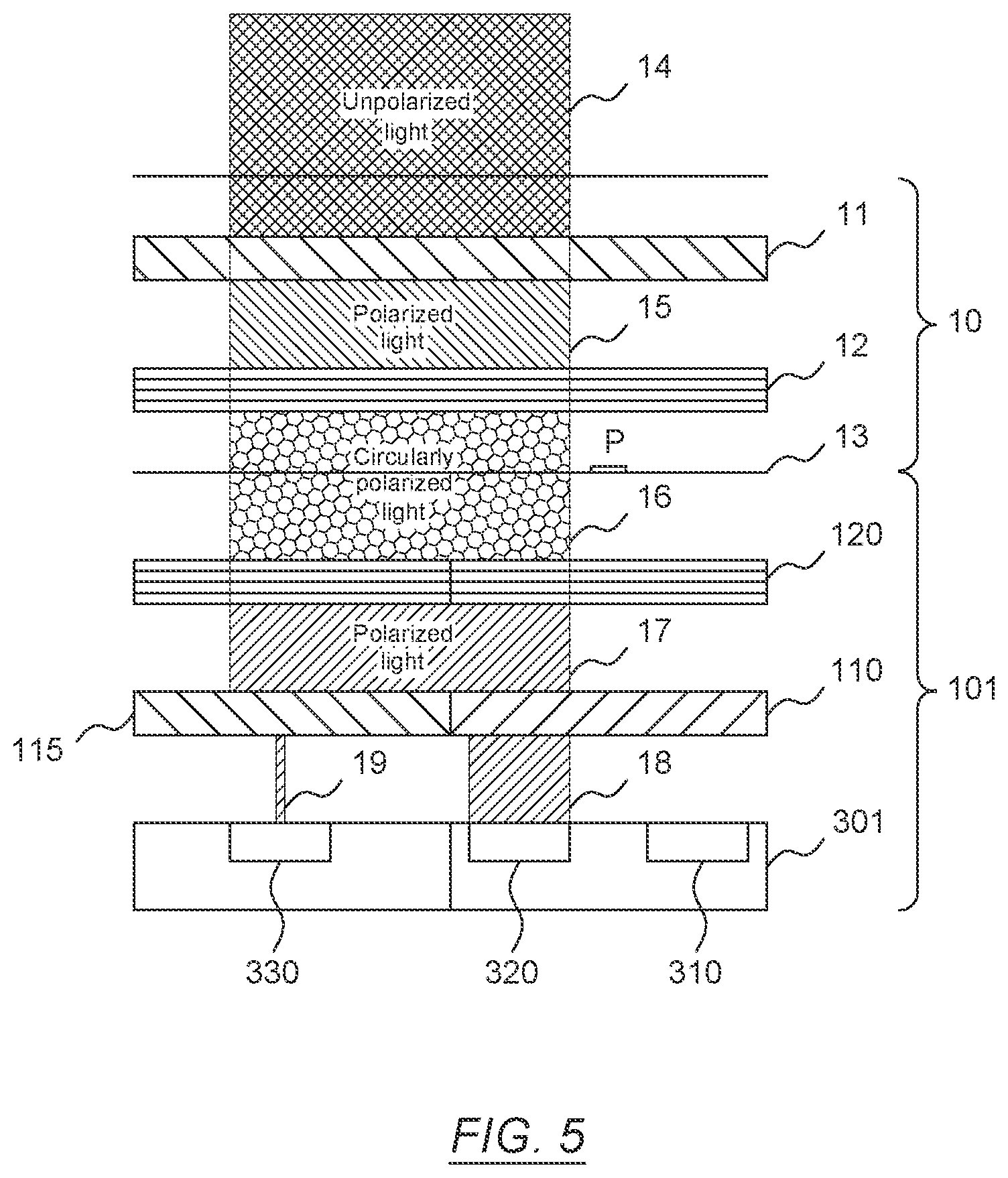 Patent US12326347 Figure 5 – Under-display sensor