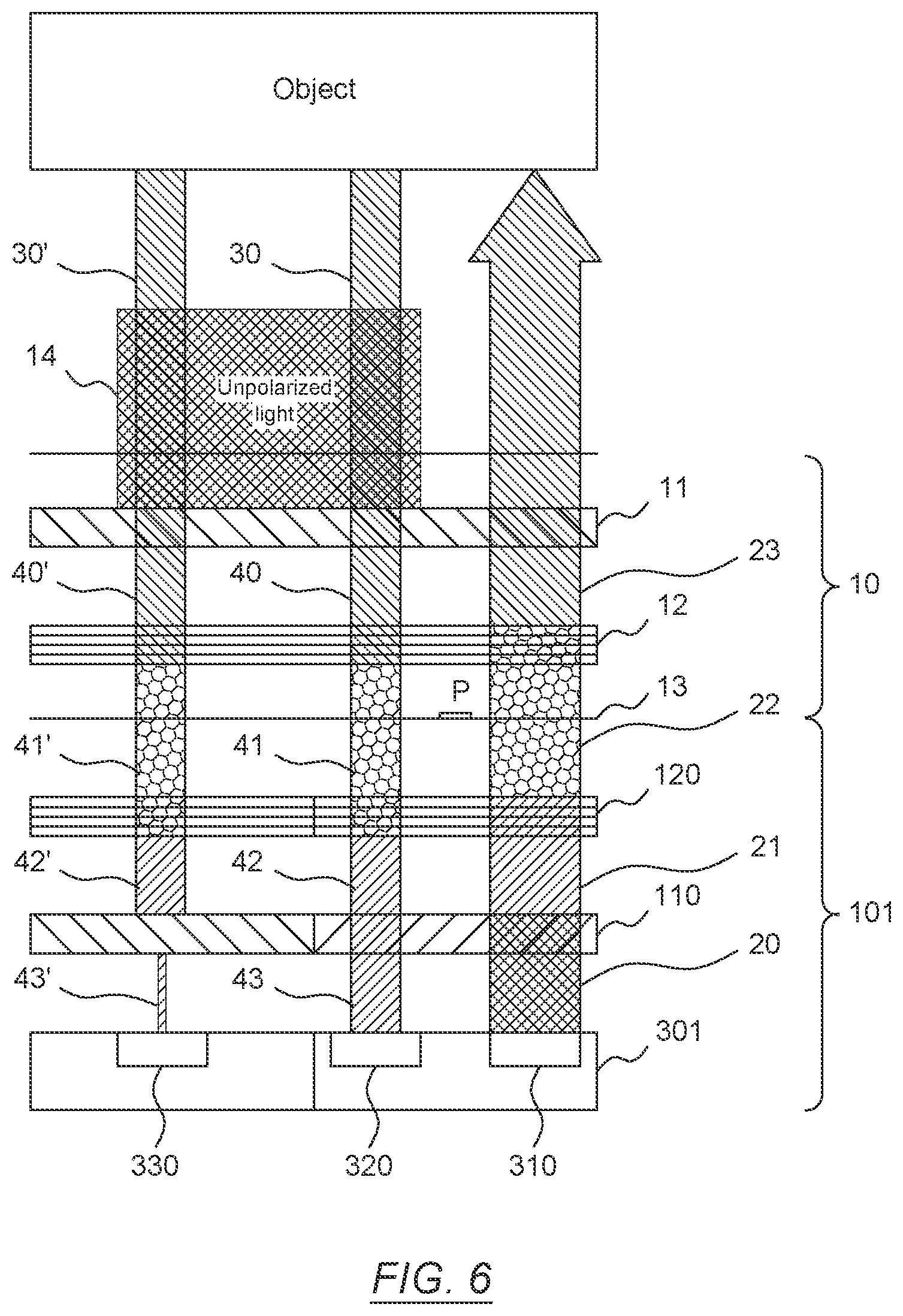 Patent US12326347 Figure 6 – Under-display sensor