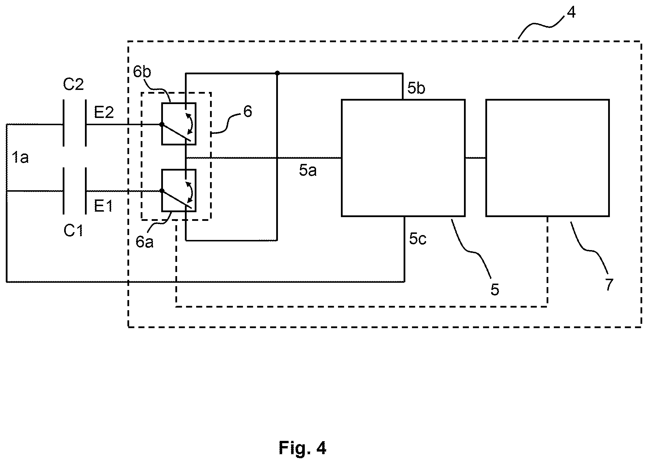 Patent US12326354 Figure 4 – Capacitive filling level probe without dead zone