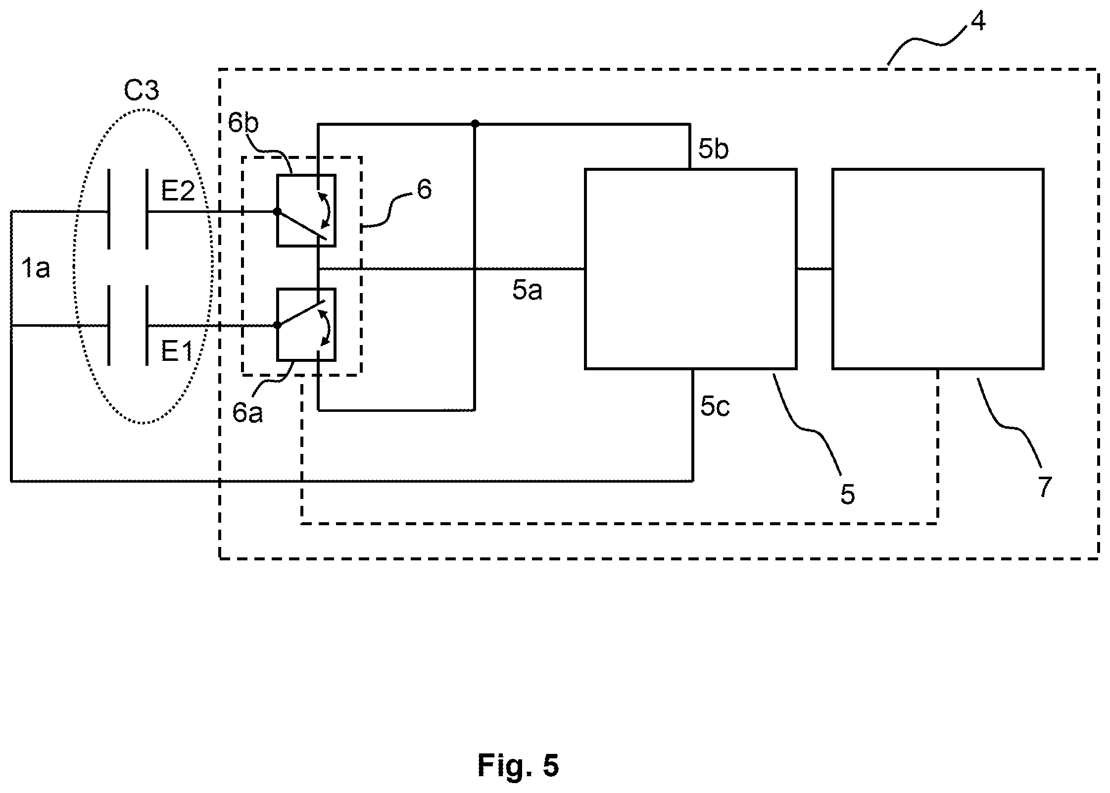 Patent US12326354 Figure 5 – Capacitive filling level probe without dead zone
